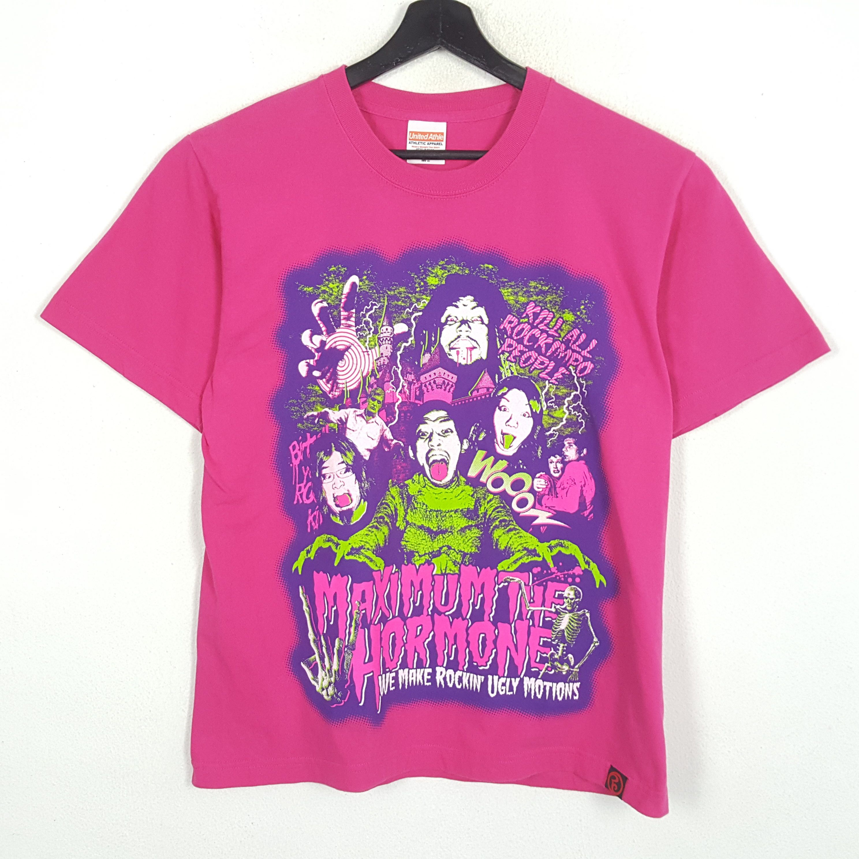 Band Tees × Vintage MAXIMUM THE HORMONE Japanese Rock Band Tshirt Size US M / EU 48-50 / 2 - 1 Thumbnail