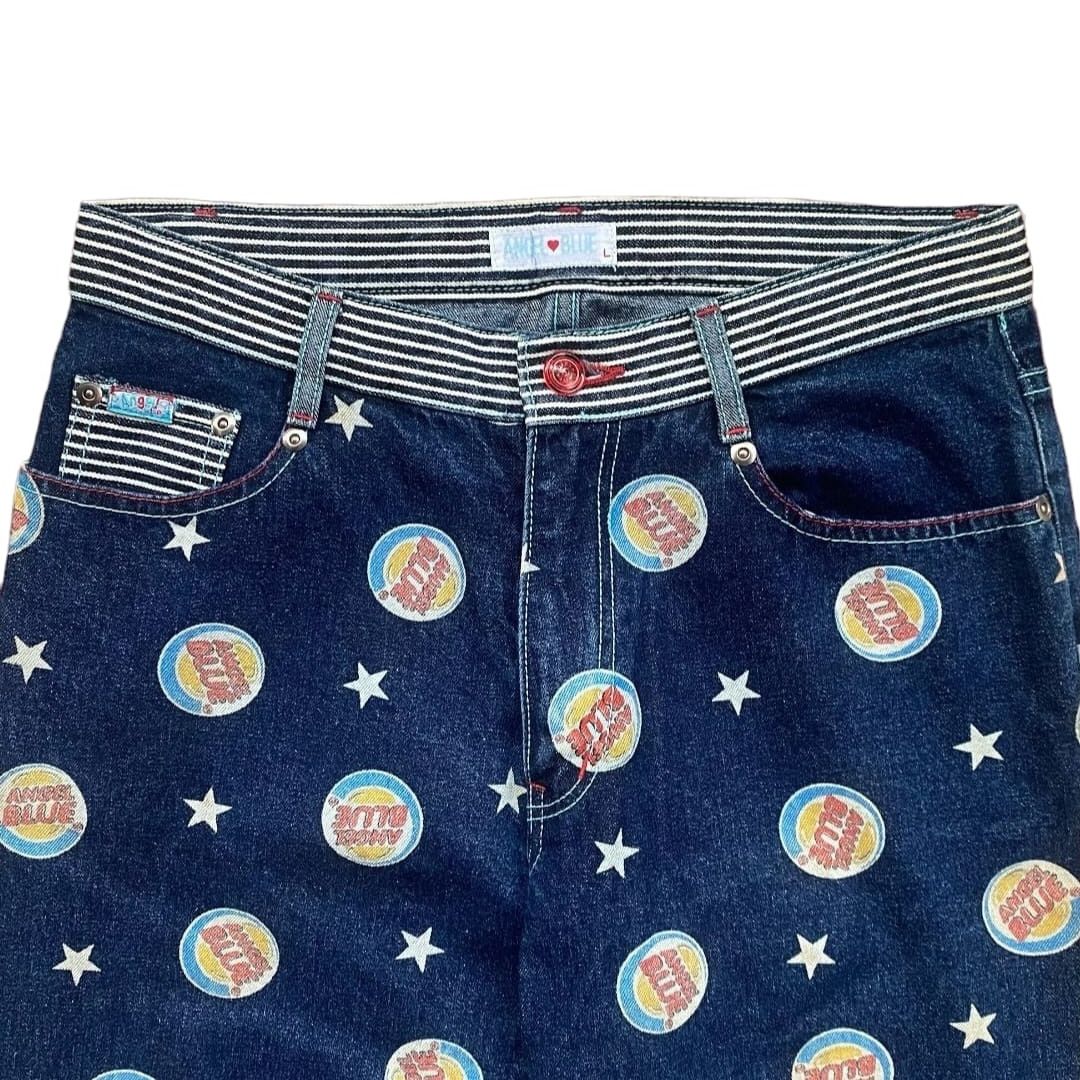 Angel Blue FLARE JEANS Angel Blue Fullprint Bootcut Denim Jeans Size US 28 / EU 44 - 5 Thumbnail