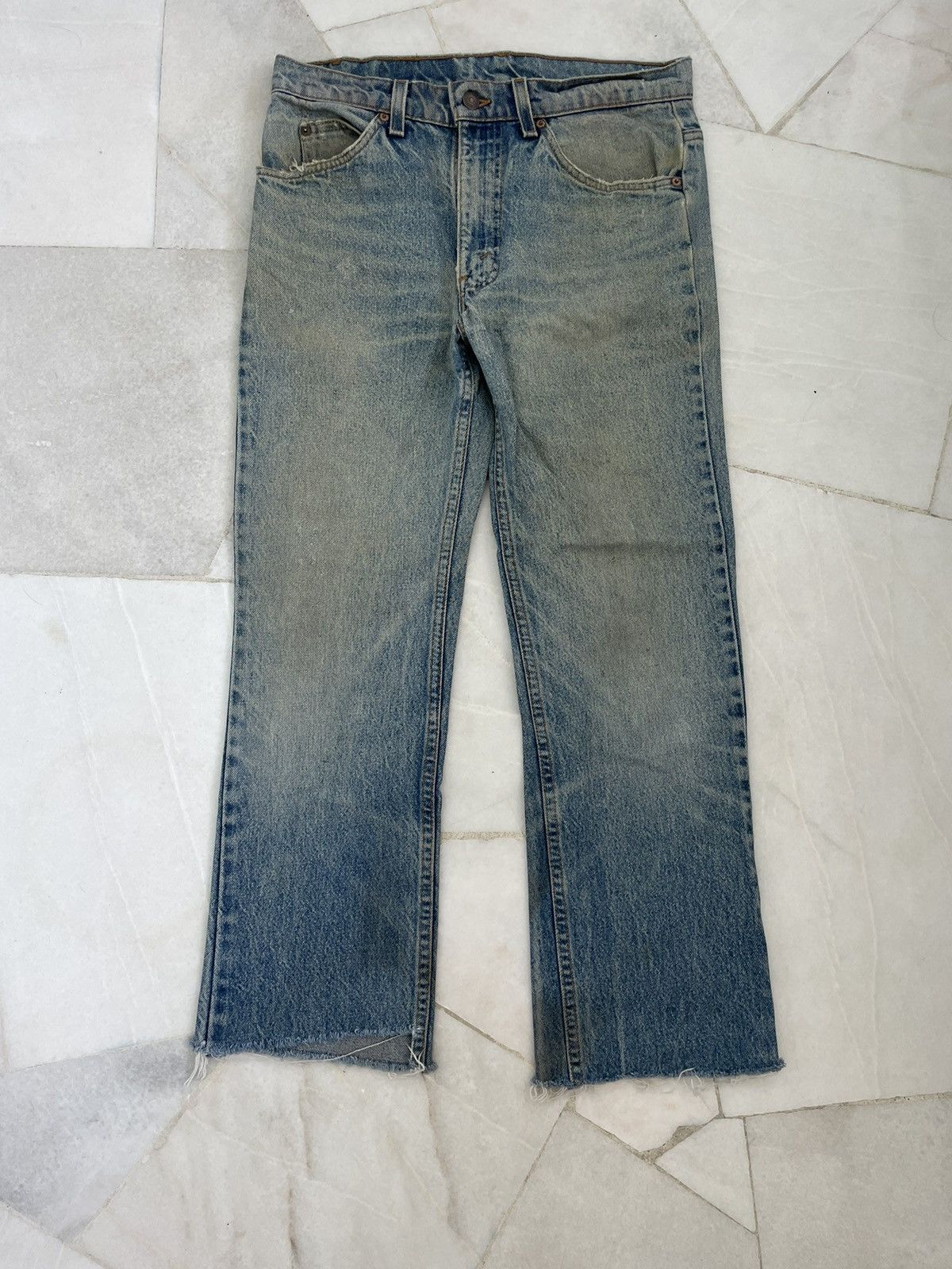 Levi's × Vintage Vintage Levis 517 Single R Distressed Jeans Size US 31 - 1 Thumbnail