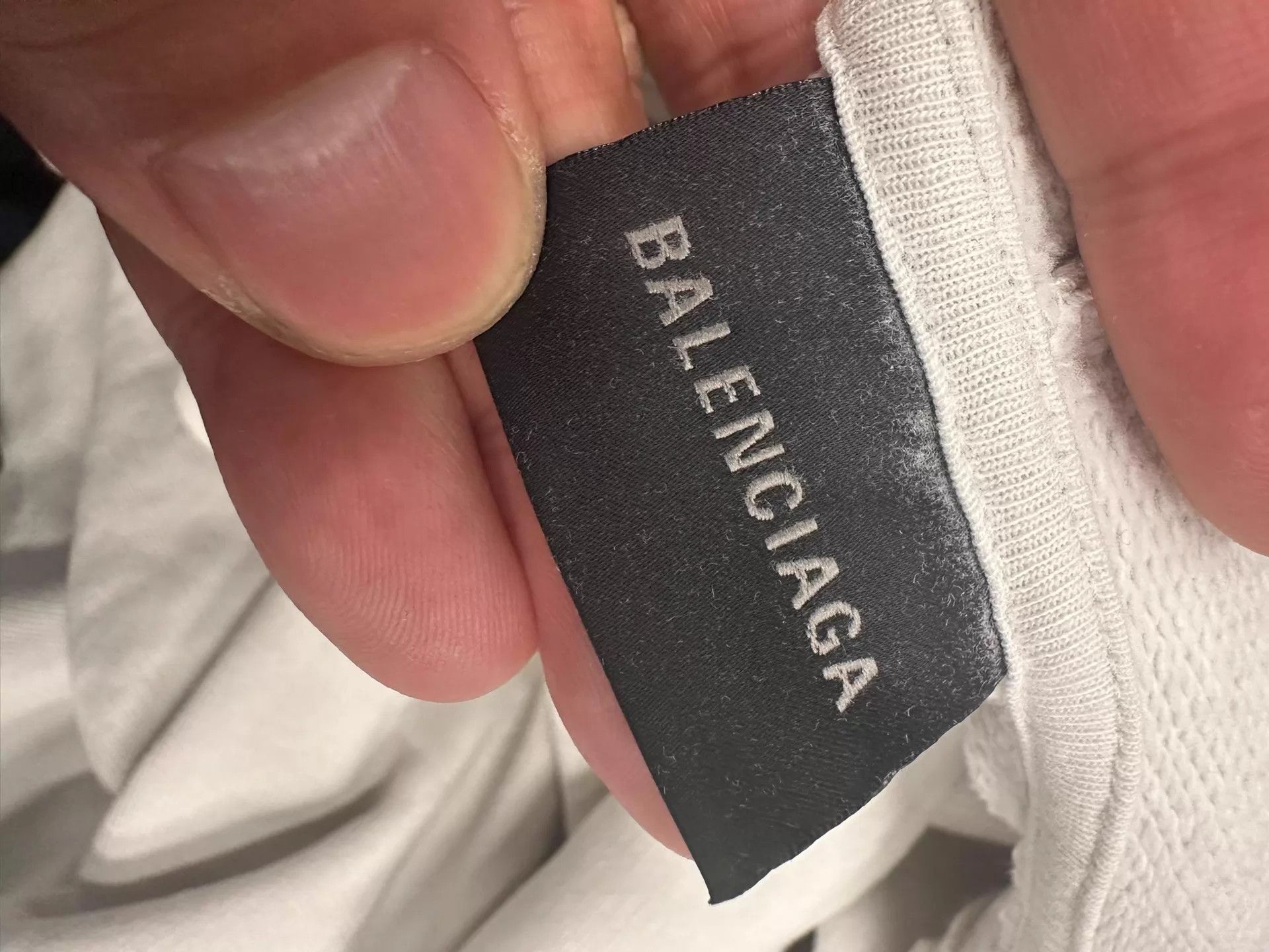 Balenciaga Balenciaga Tape Logo White Zip Hoodie 4 Size US XL / EU 56 / 4 - 5 Thumbnail