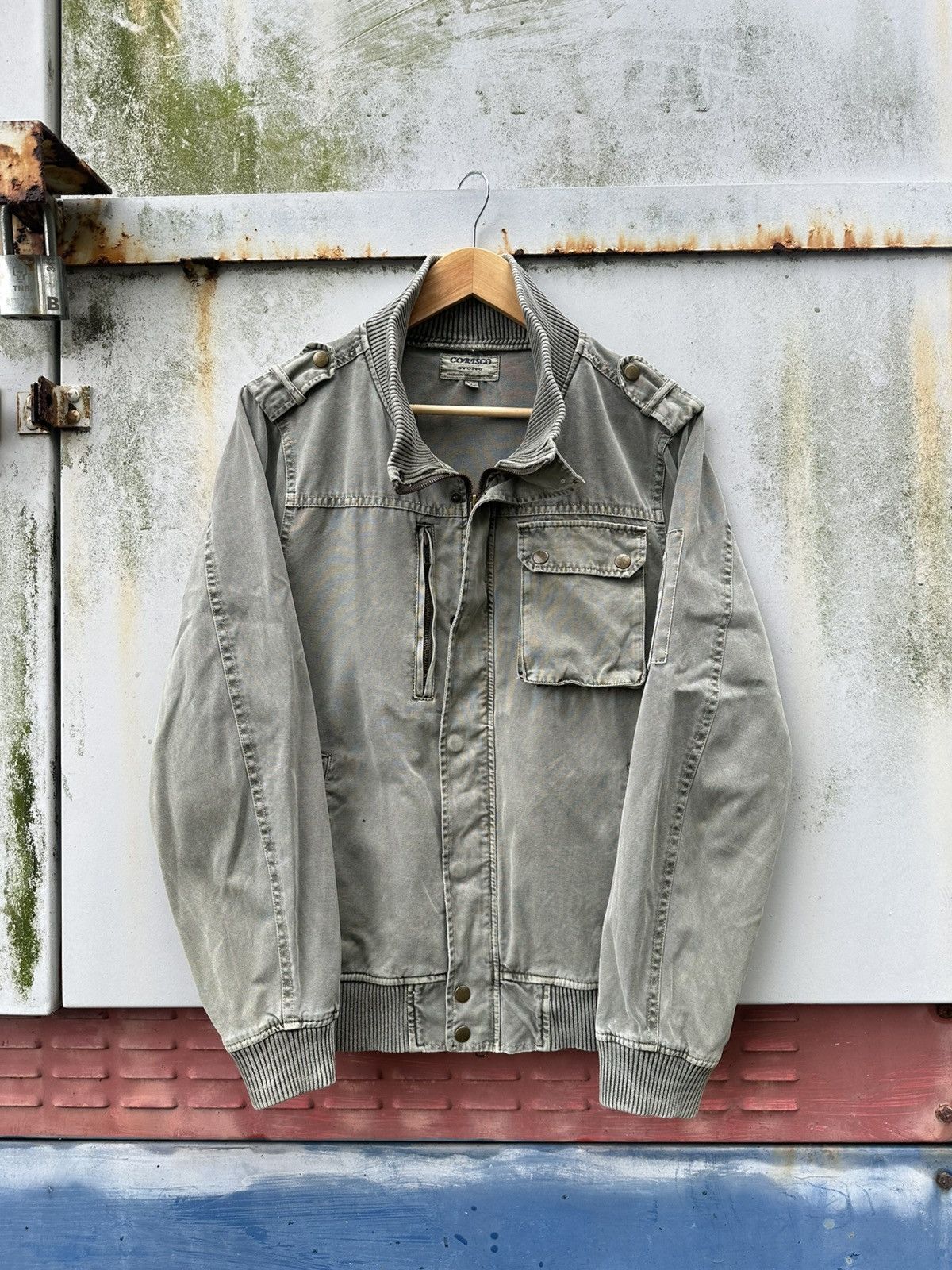 Vintage 👹Vintage Faded Corisso Military Utility Jacket Size US M / EU 48-50 / 2 - 1 Thumbnail