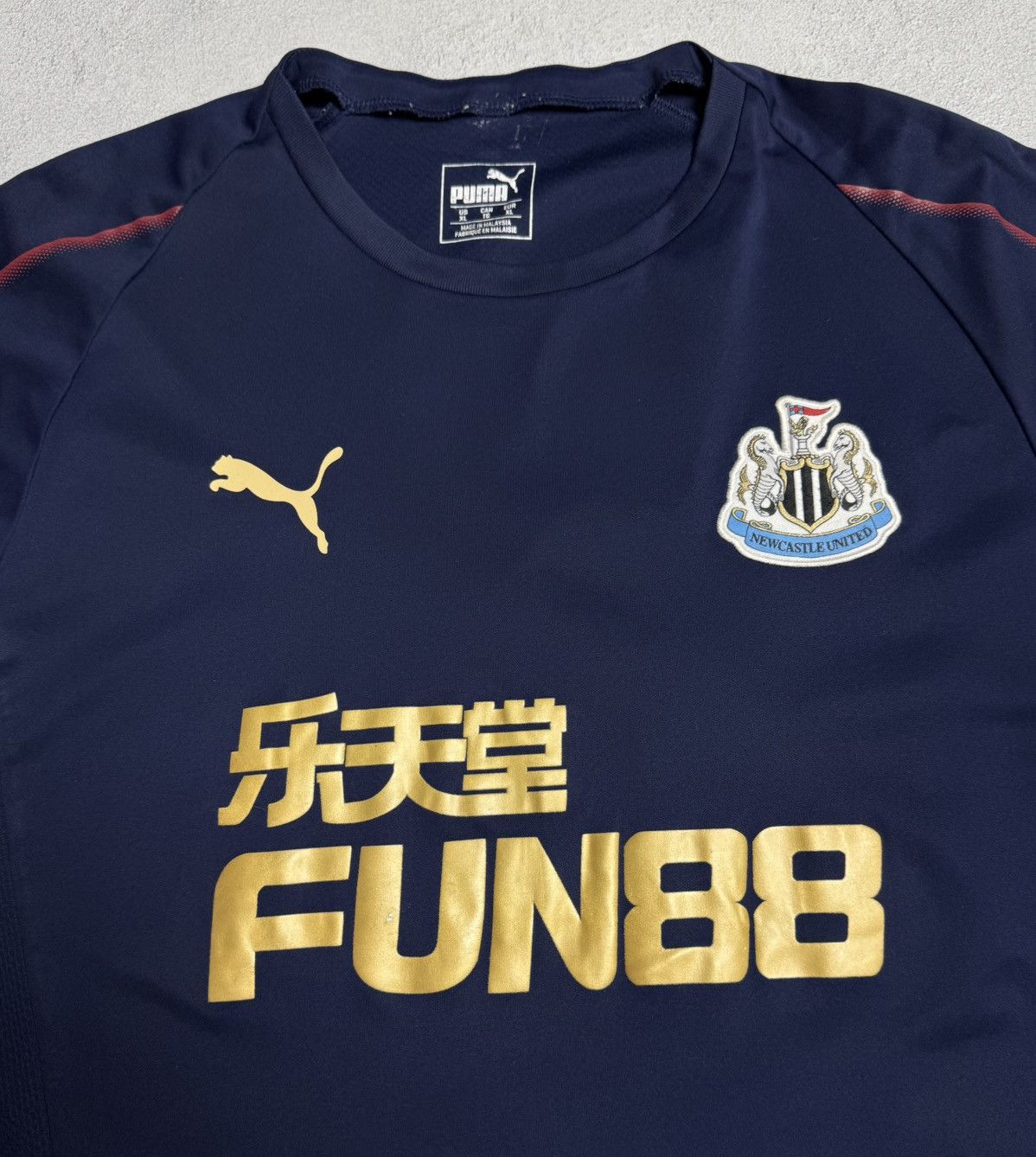 Puma Newcastle United 2017 2018 Training Shirt Soccer Jersey Puma Size US XL / EU 56 / 4 - 5 Thumbnail