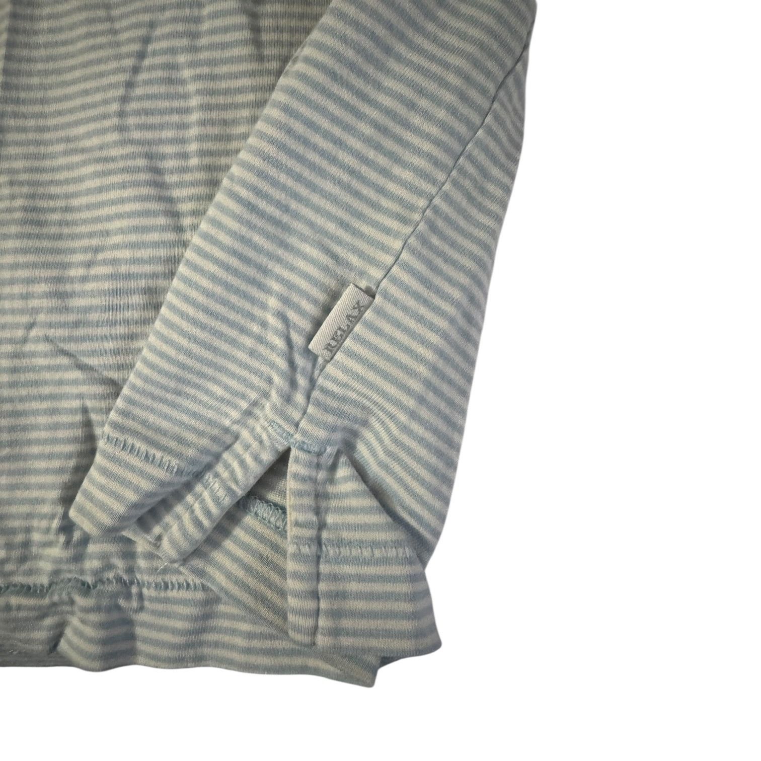 Tommy Bahama Tommy Bahama Baby Blue Striped Polo Lightweight Summer Mode Size US L / EU 52-54 / 3 - 3 Thumbnail