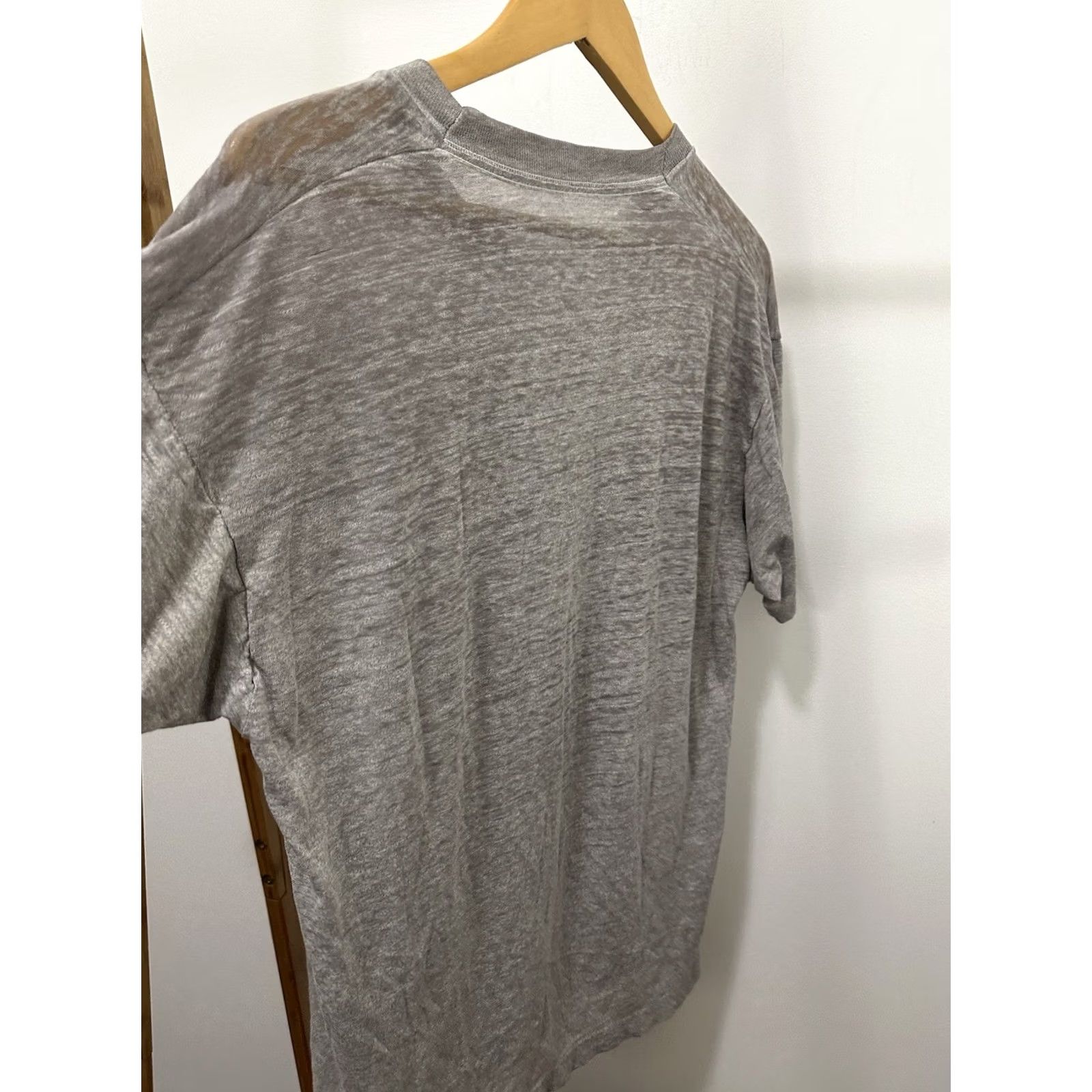 Frame VINTAGE 80s Basketball Hall Of Frame Excuses Paper Thin Burnout Worn T-Shirt XL Gray Nike Shirt Mens Size US XL / EU 56 / 4 - 6 Thumbnail