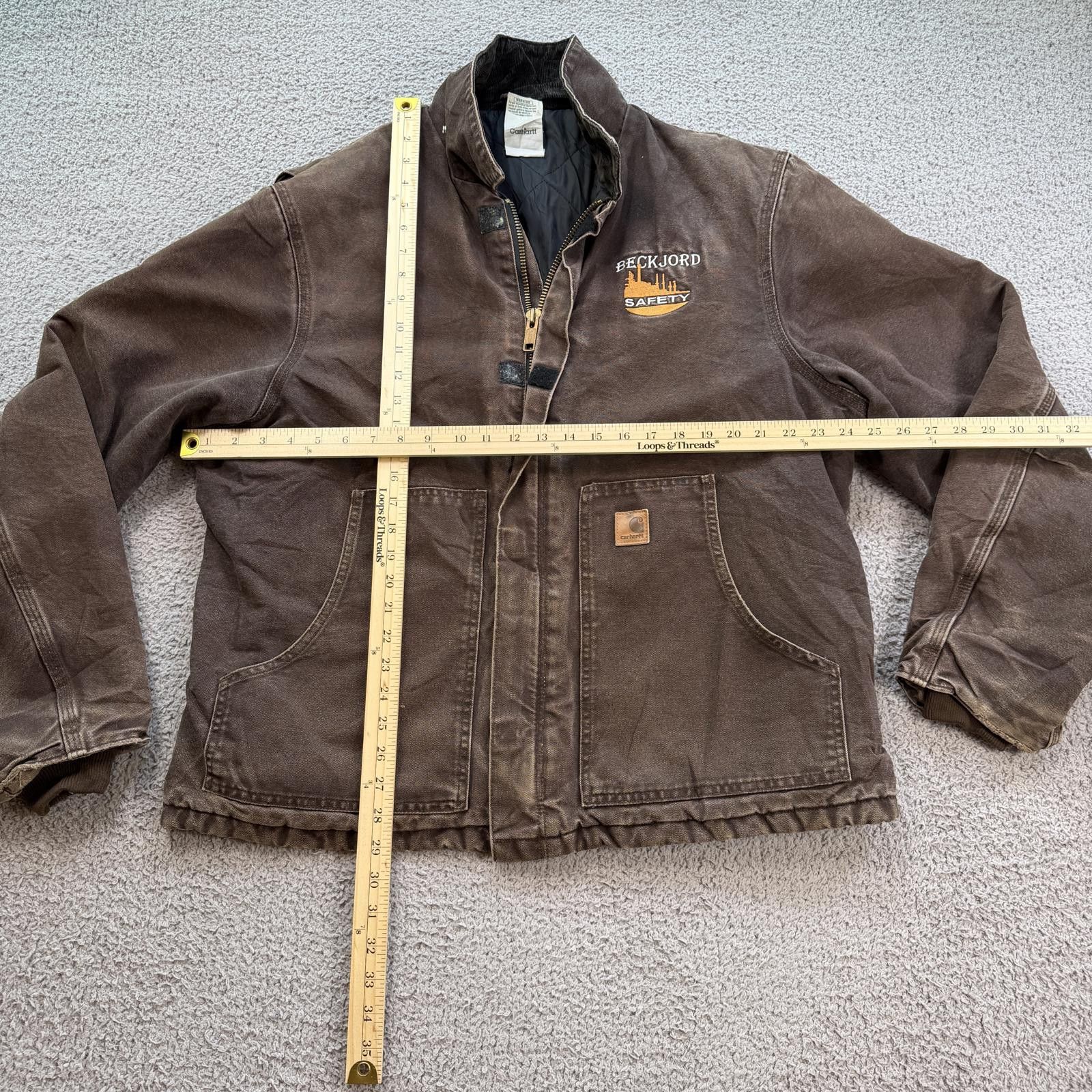 Carhartt Vintage Carhartt Brown Duck Work Jacket Quilted Lined XL T Size US XL / EU 56 / 4 - 3 Thumbnail