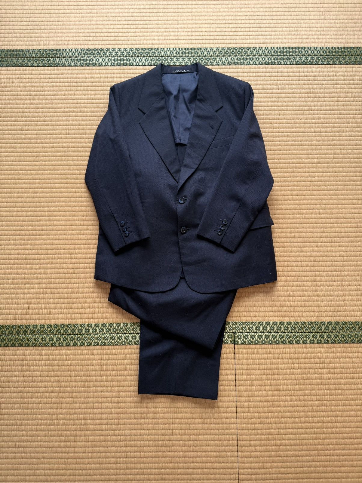 Other Spring to Autumn Raven Black Wool Set-Up Size 34S - 2 Thumbnail