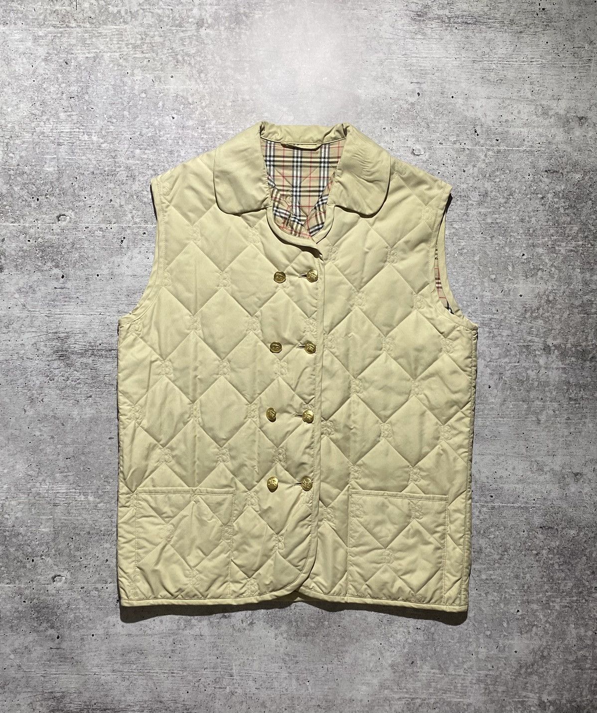Burberry Burberry luxury monogram vest Size US L / EU 52-54 / 3 - 1 Thumbnail