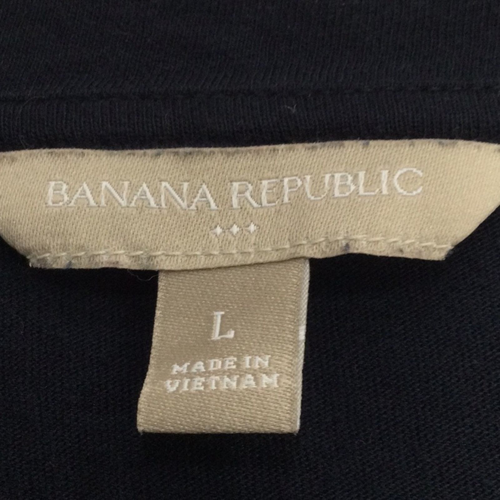 Banana Republic Banana Republic Navy 3/4 Dolman Sleeve T-Shirt L Size L / US 10 / IT 46 - 10 Thumbnail
