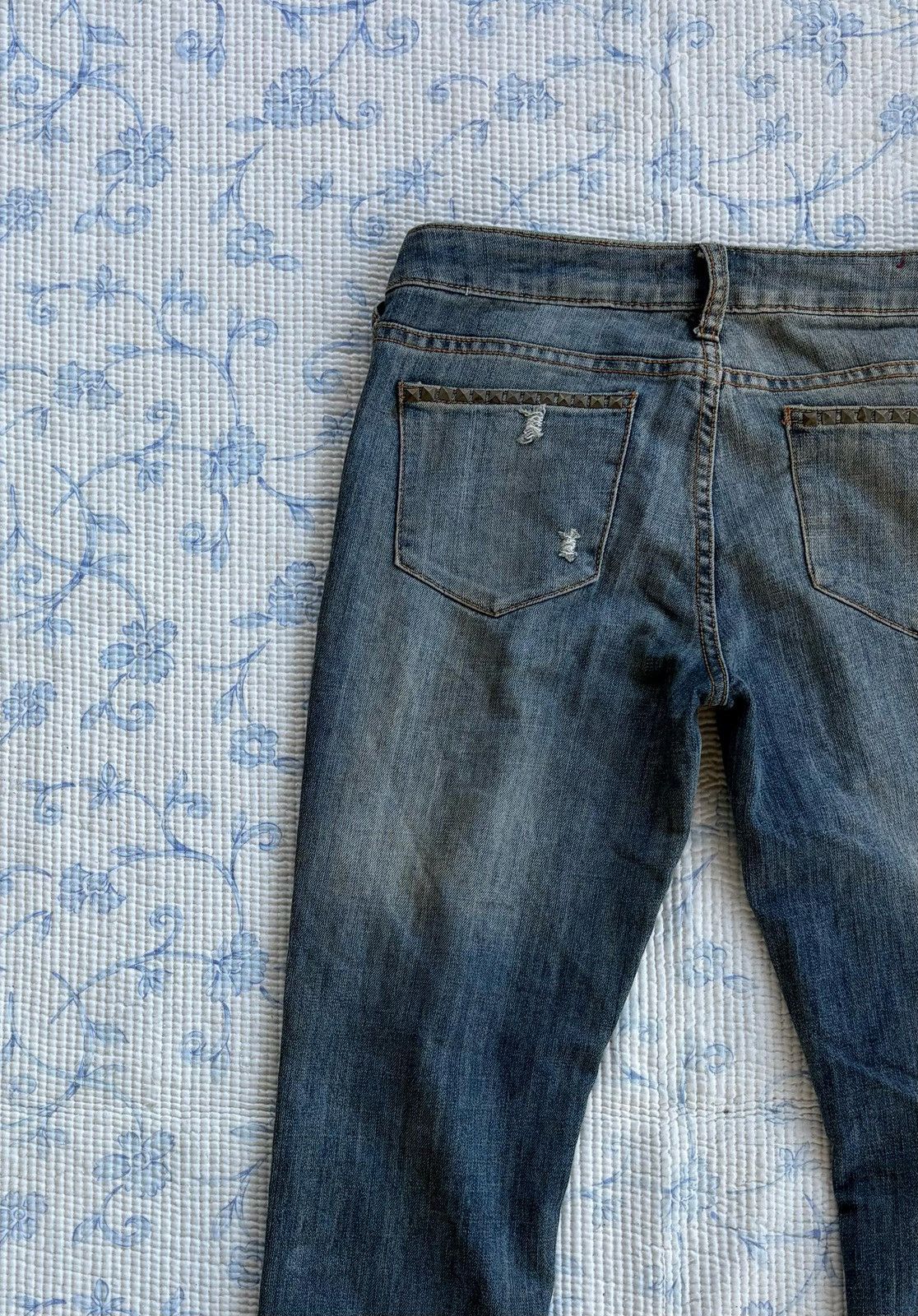 Forever 21 × Japanese Brand Forever 21 Distressed Denim Pant Size US 32 / EU 48 - 10 Thumbnail