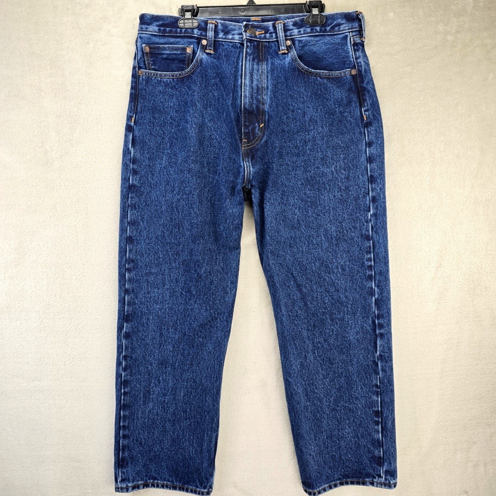 Levi's Levi's Premium Strong Jeans Mens 36x28 Blue BIG E Size US 36 / EU 52 - 1 Thumbnail