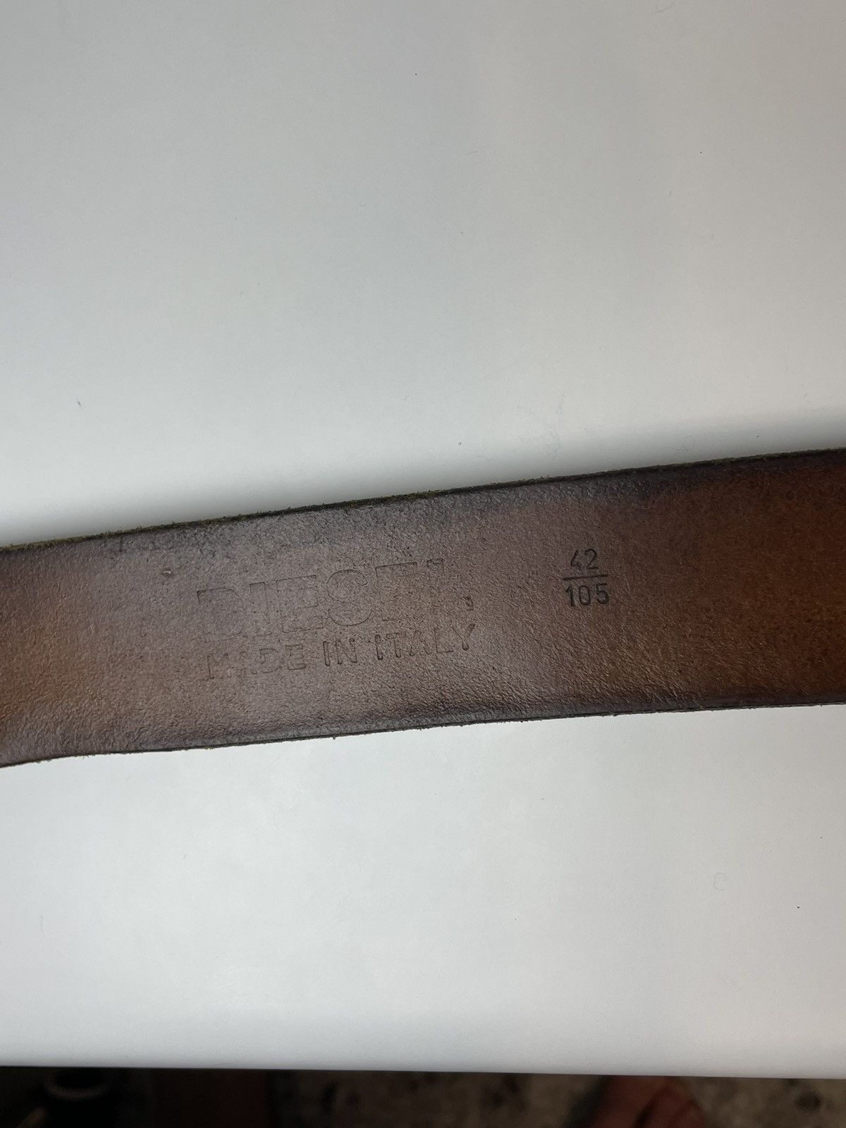 Diesel Vintage Diesel D Logo Leather Buckle Belt Hedi Slimane ysl Size ONE SIZE - 9 Thumbnail