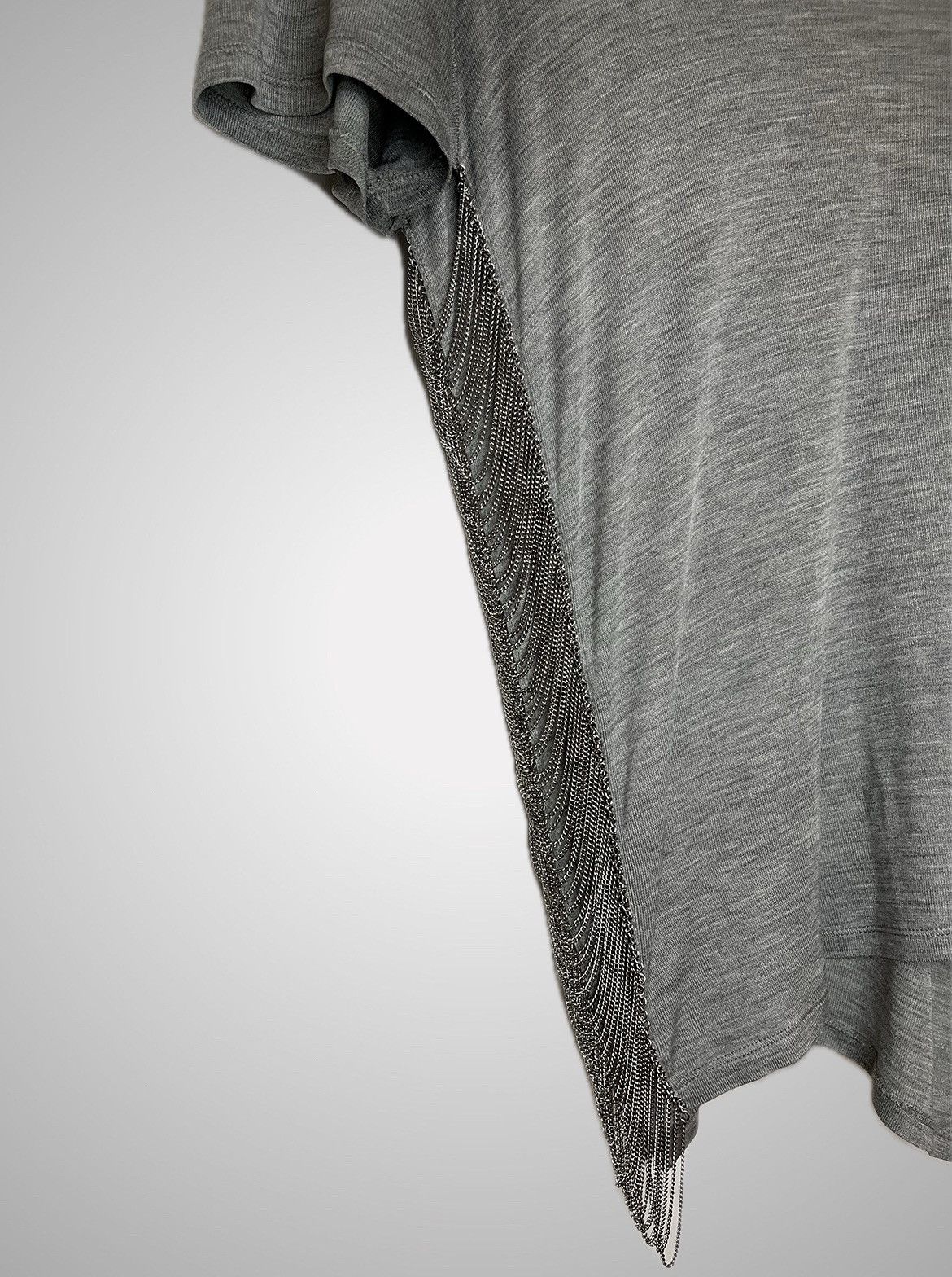Saint Laurent Paris Saint Laurent Paris 14ss side chain silk t shirt Size US L / EU 52-54 / 3 - 6 Thumbnail