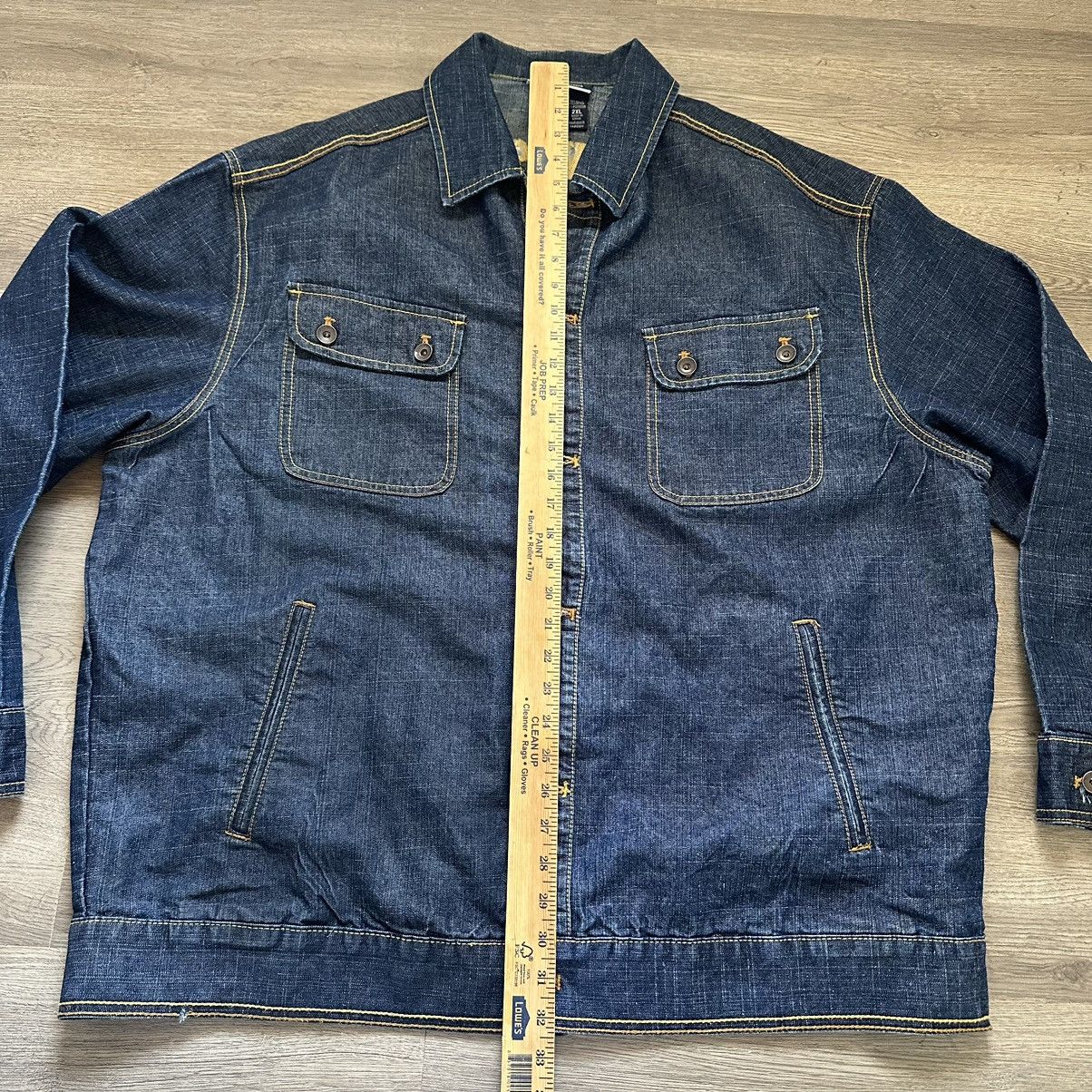 Rocawear × Vintage Vintage Rocawear Denim Blue Jean Jacket Button Up Rap Jay Z Size US XXL / EU 58 / 5 - 8 Thumbnail