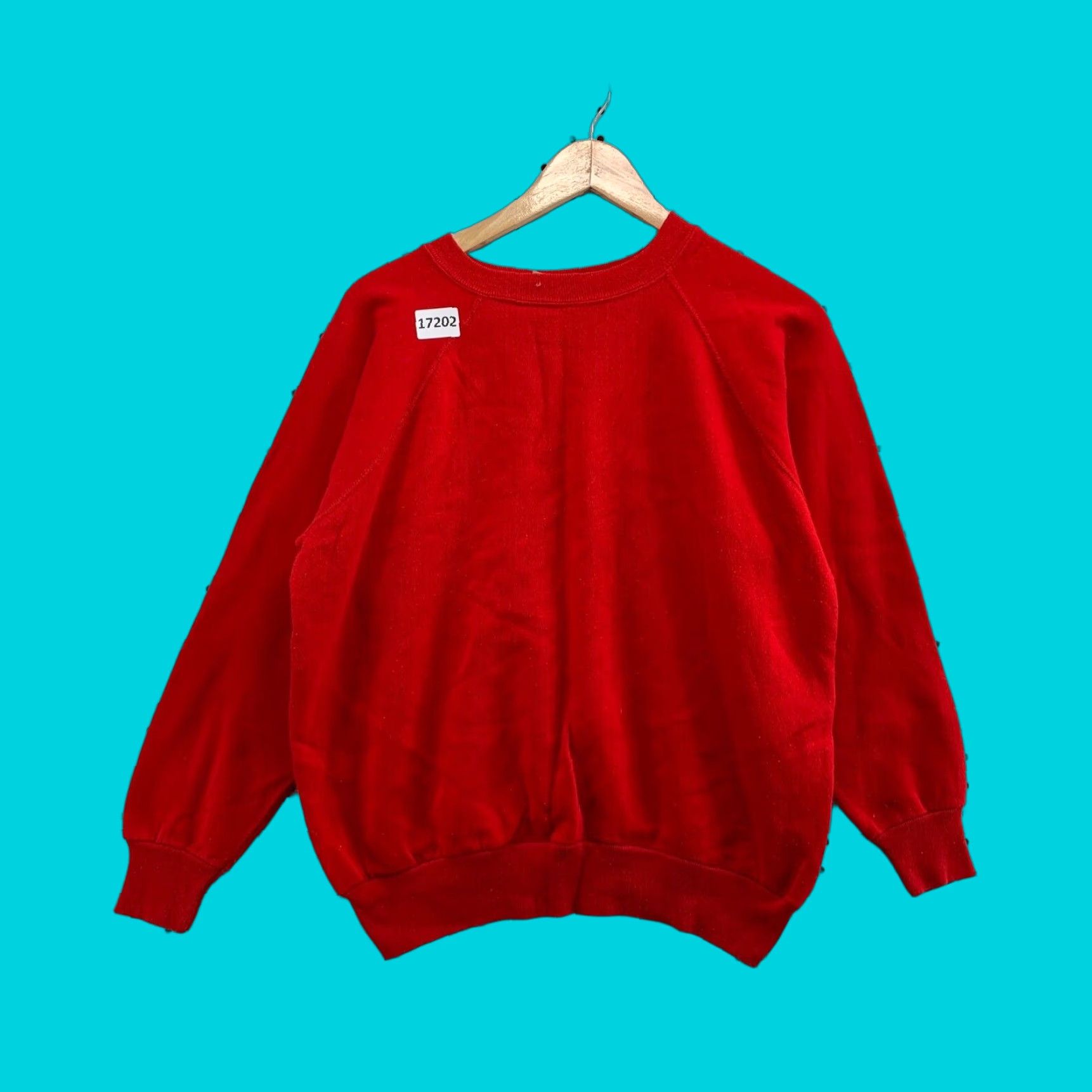 Vintage VINTAGE Reeves Sweatshirt Crew Neck Red Adult Small 21X23 80s Pullover Mens Size US S / EU 44-46 / 1 - 1 Thumbnail
