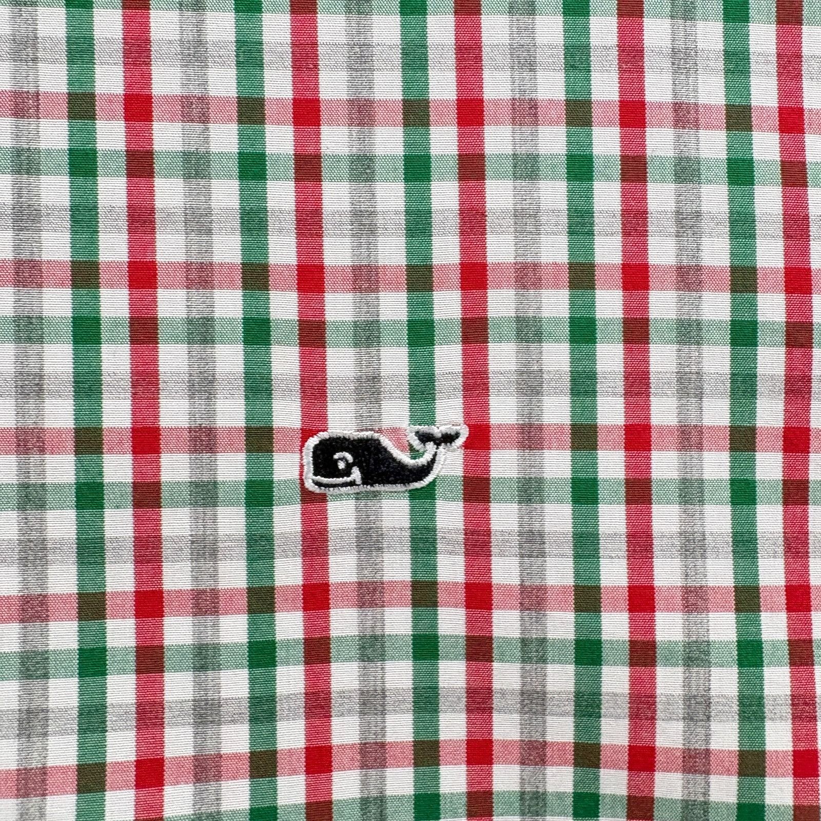 Vineyard Vines Vineyard Vines Christmas Colors Slim Fit Whale Shirt Button Size US XL / EU 56 / 4 - 3 Thumbnail