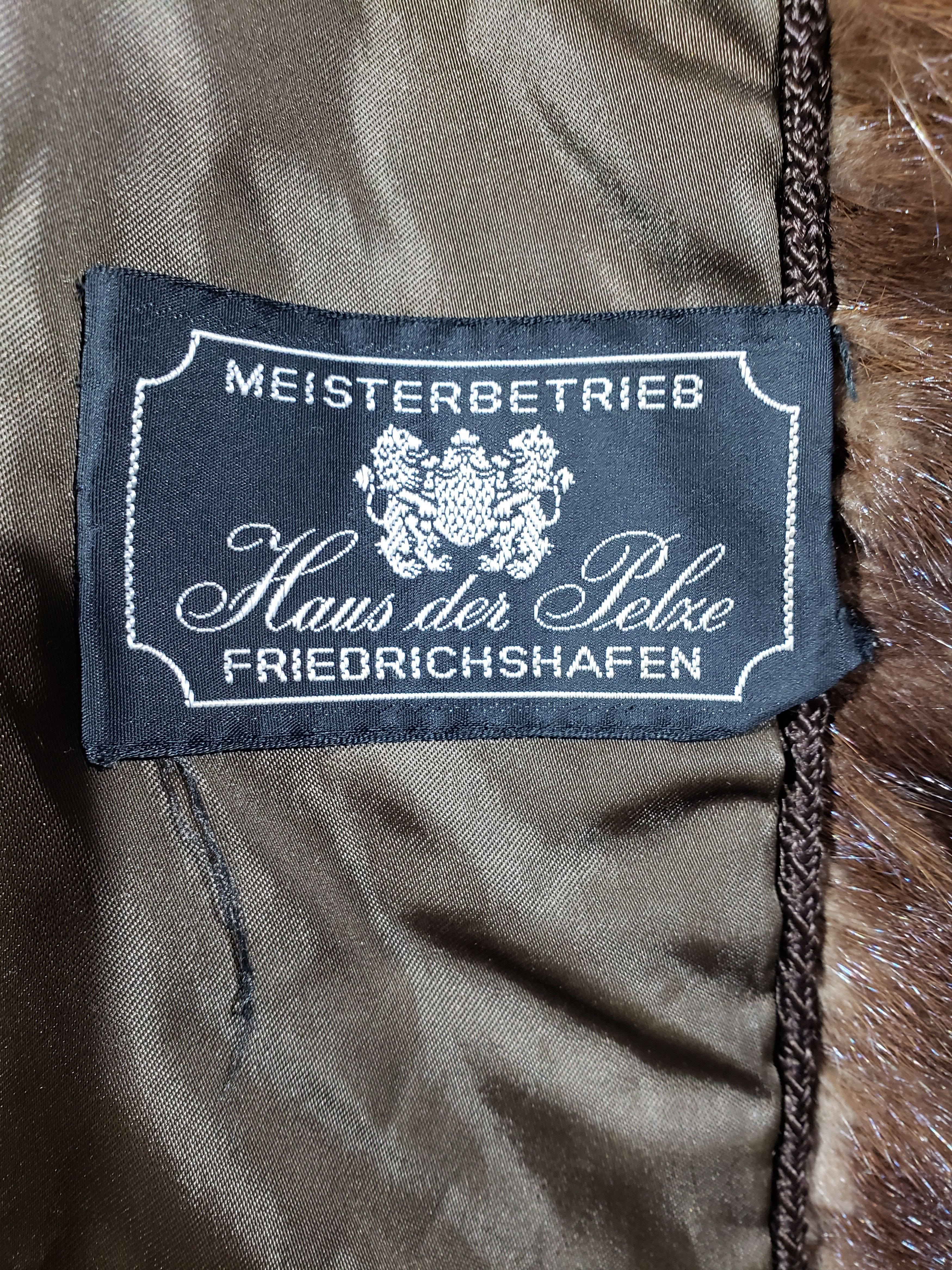 Other Stylish brown women's mink coat. Size XL / US 12-14 / IT 48-50 - 9 Thumbnail