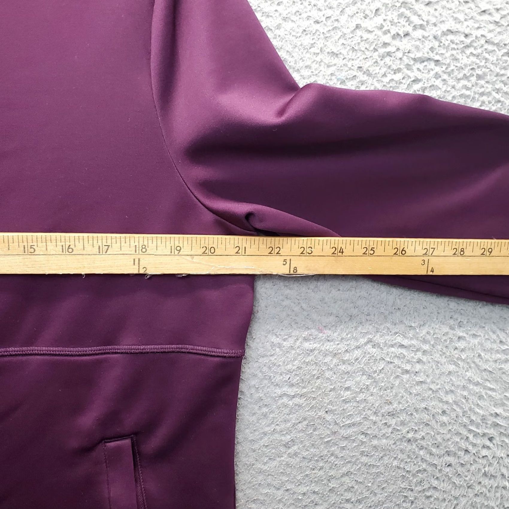 Talbots Talbots Jacket Women XL Purple Fleece Lined Stretch Mock Neck Zip Up Outdoor EUC Ladies XL Purple Talbots Jacket Outdoor EUC Size XL / US 12-14 / IT 48-50 - 4 Thumbnail
