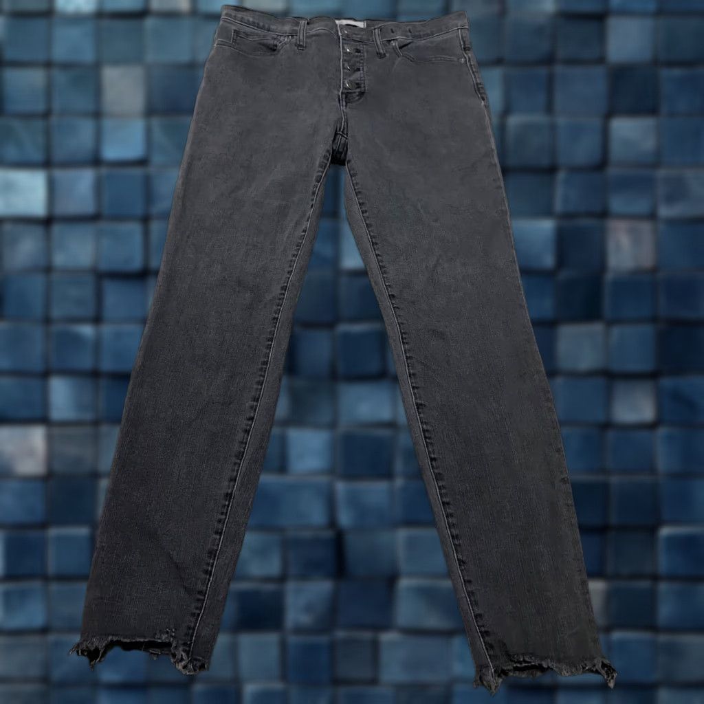 Madewell Madewell Jeans Womens Gray Denim High Rise Skinny 30 Medium Wash Button 5-Pocket Regular Rise Modern American 90s Women Size 24" / US 00 / IT 34 - 1 Thumbnail