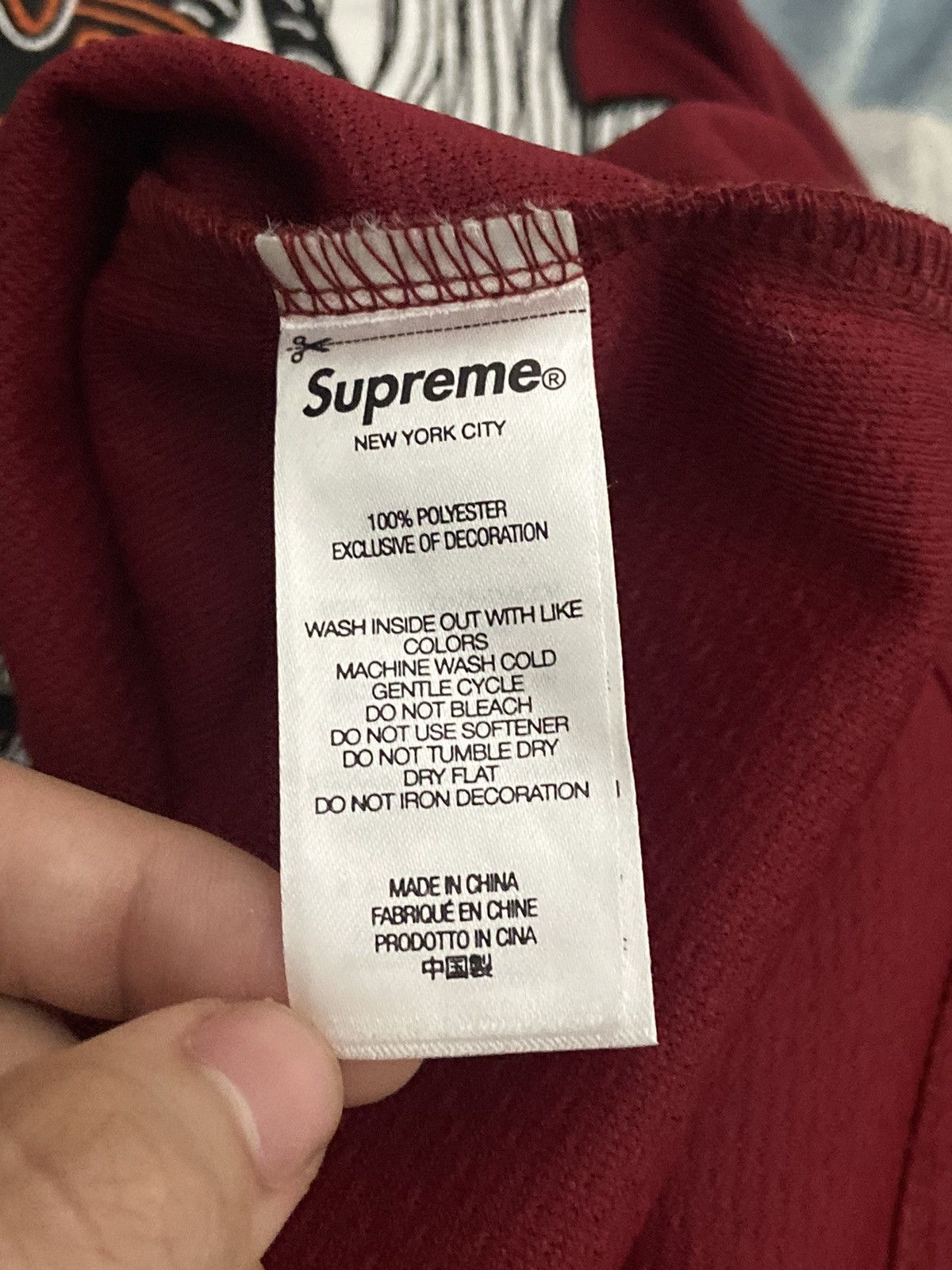 Supreme Supreme Demon Hockey Jersey FW21 Size US L / EU 52-54 / 3 - 6 Thumbnail