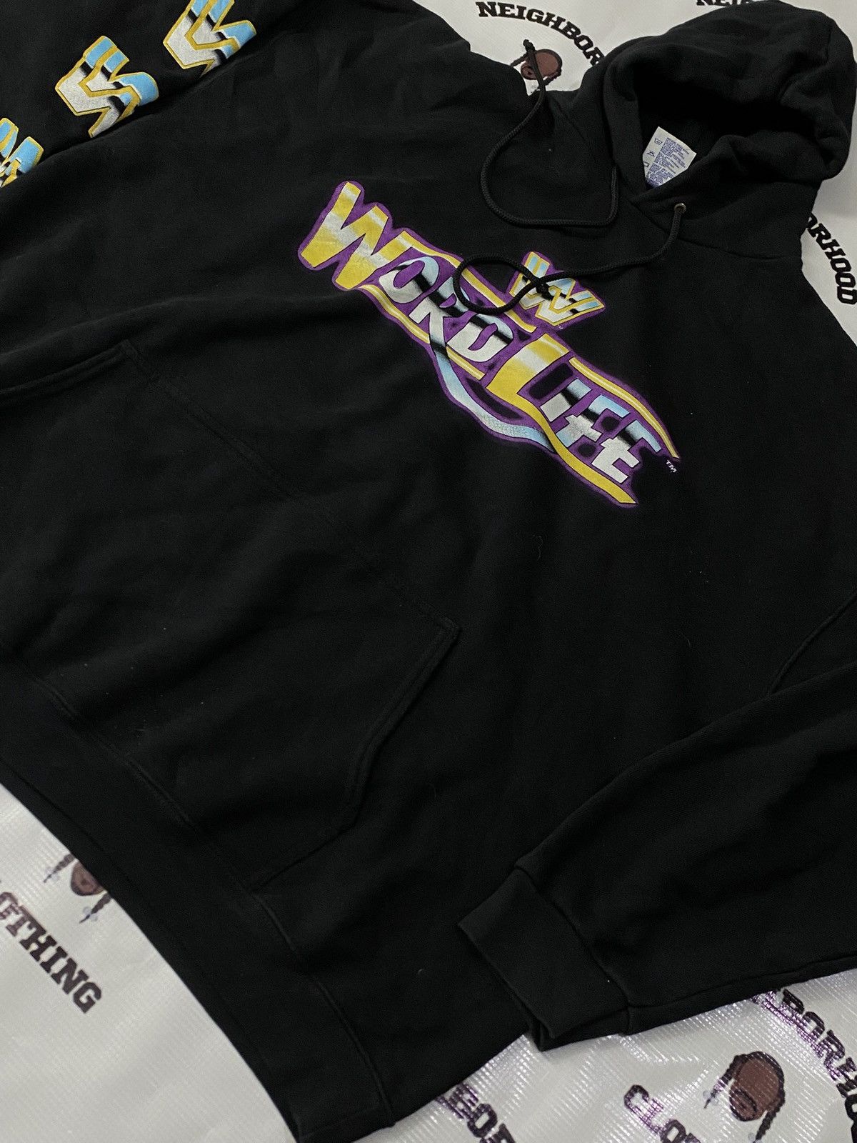 WWE JOHN CENA WORD LIFE VINTAGE HOODIE. Size US XXL / EU 58 / 5 - 4 Thumbnail
