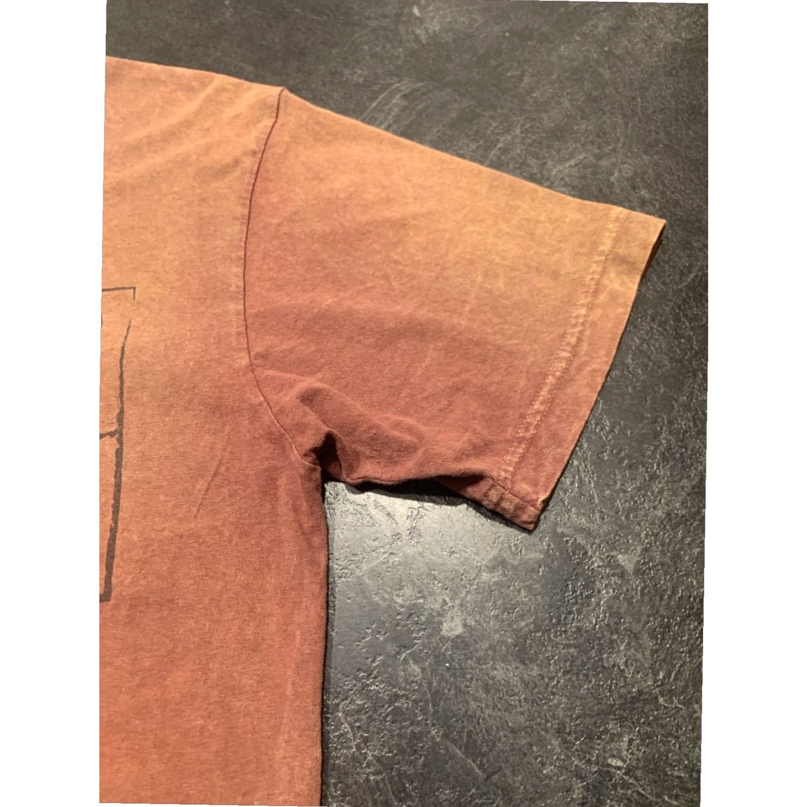 J Brand T K Axel Manufacturing Short Sleeve T-Shirt Mens Medium Brown Crew Neck Cotton Size US M / EU 48-50 / 2 - 2 Thumbnail