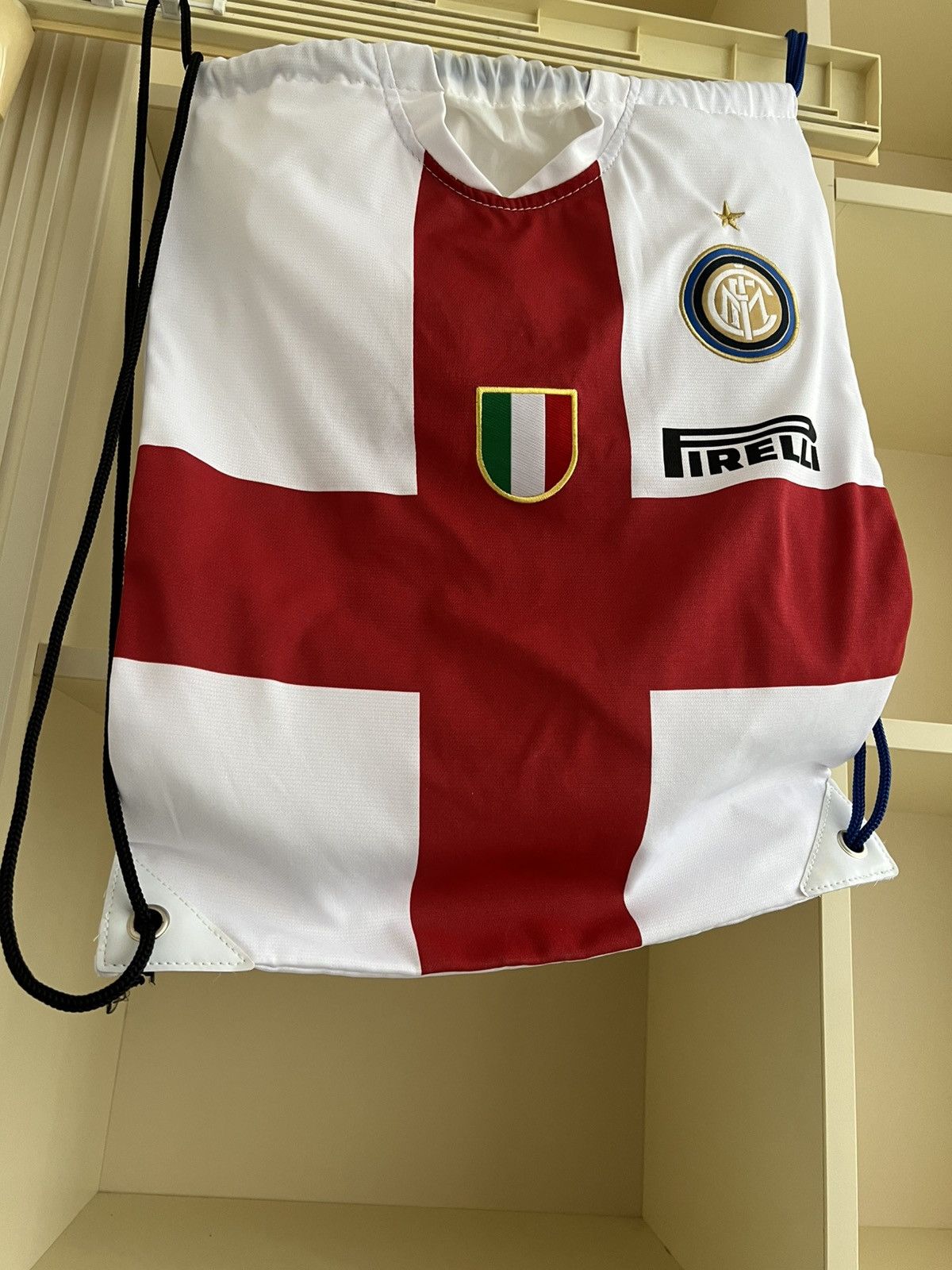 Vintage Football Pennant Bag Inter Milan Football Soccer Italy Size ONE SIZE - 4 Thumbnail