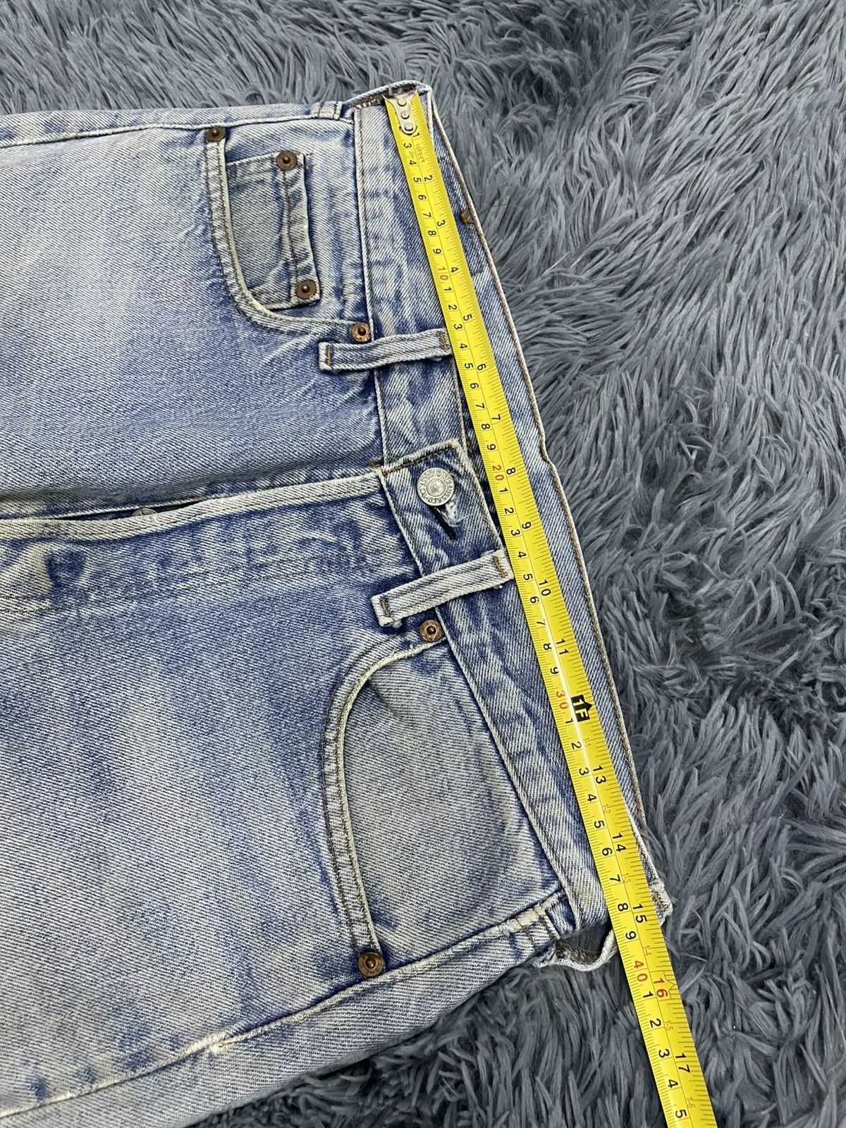 Levi's × Vintage Vtg 501 selvedges distressed denim pant Size US 30 / EU 46 - 15 Thumbnail