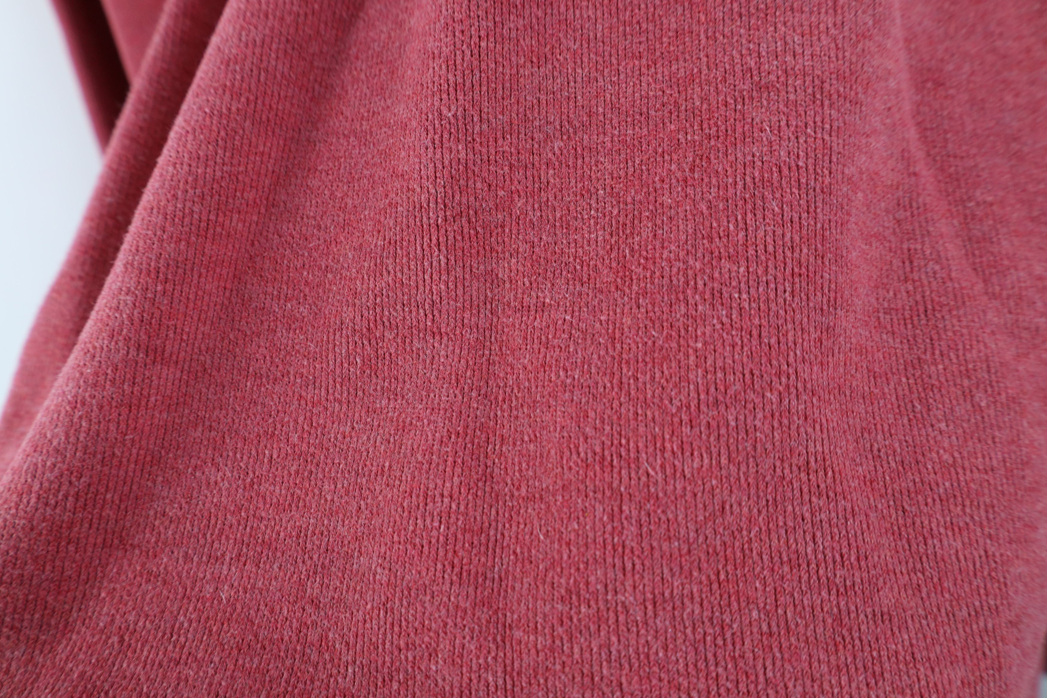 Polo Ralph Lauren Vintage 90s Ralph Lauren Ribbed Knit 1/4 Zip Sweater Red Size US XXL / EU 58 / 5 - 7 Thumbnail
