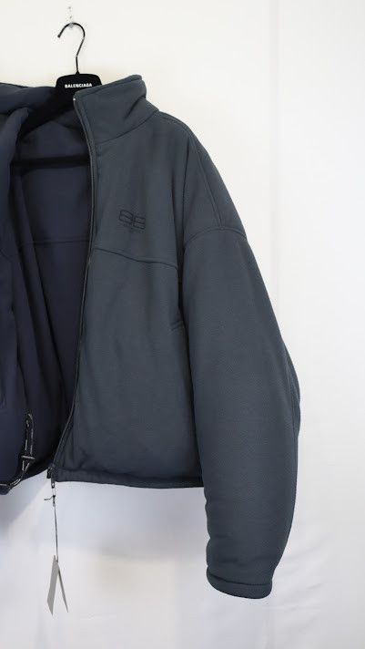 Balenciaga o1rshd1 Jacket in Blue Size US M / EU 48-50 / 2 - 12 Thumbnail