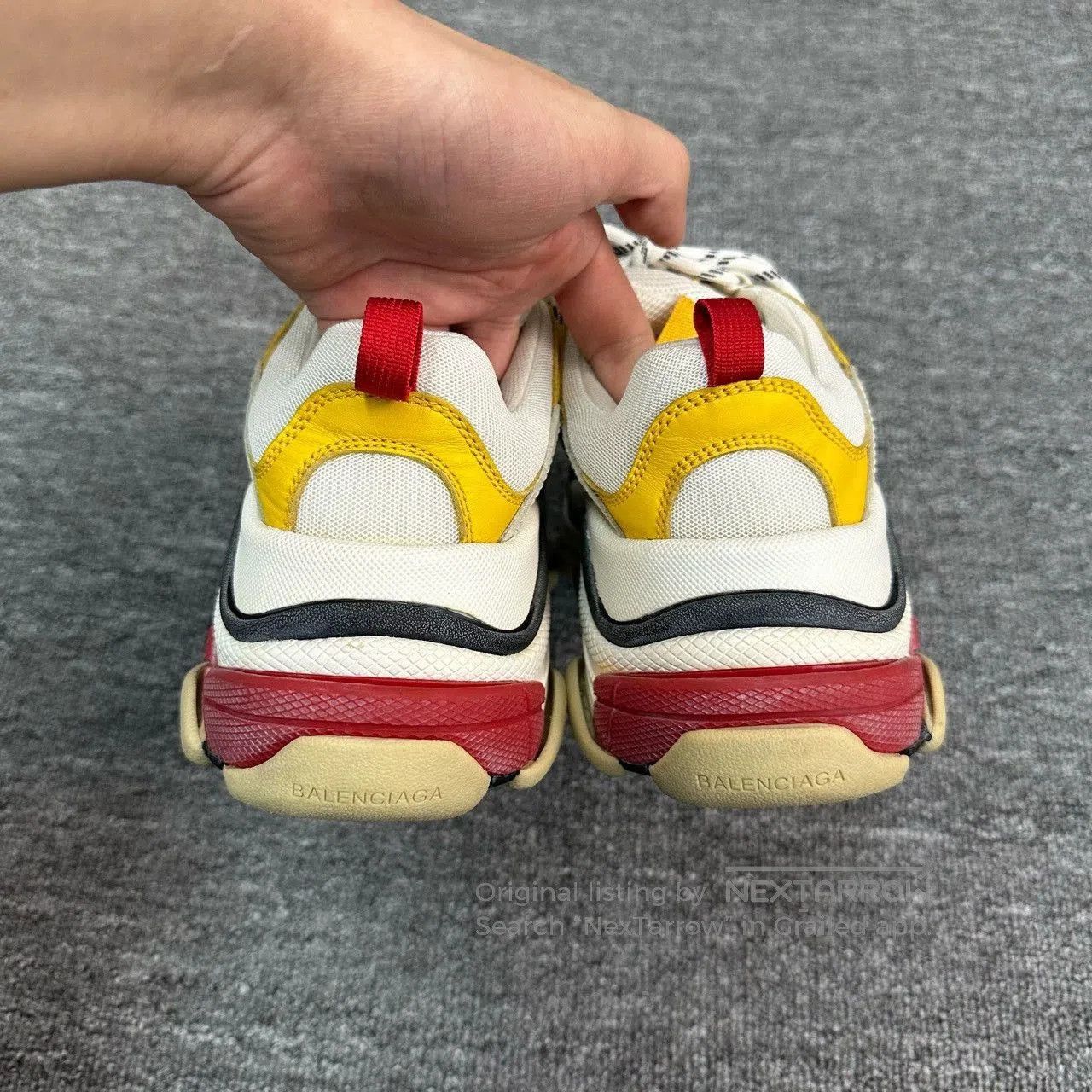 Balenciaga balenciaga triple s dad shoes in yellow. Size US 6.5 / EU 39-40 - 4 Thumbnail