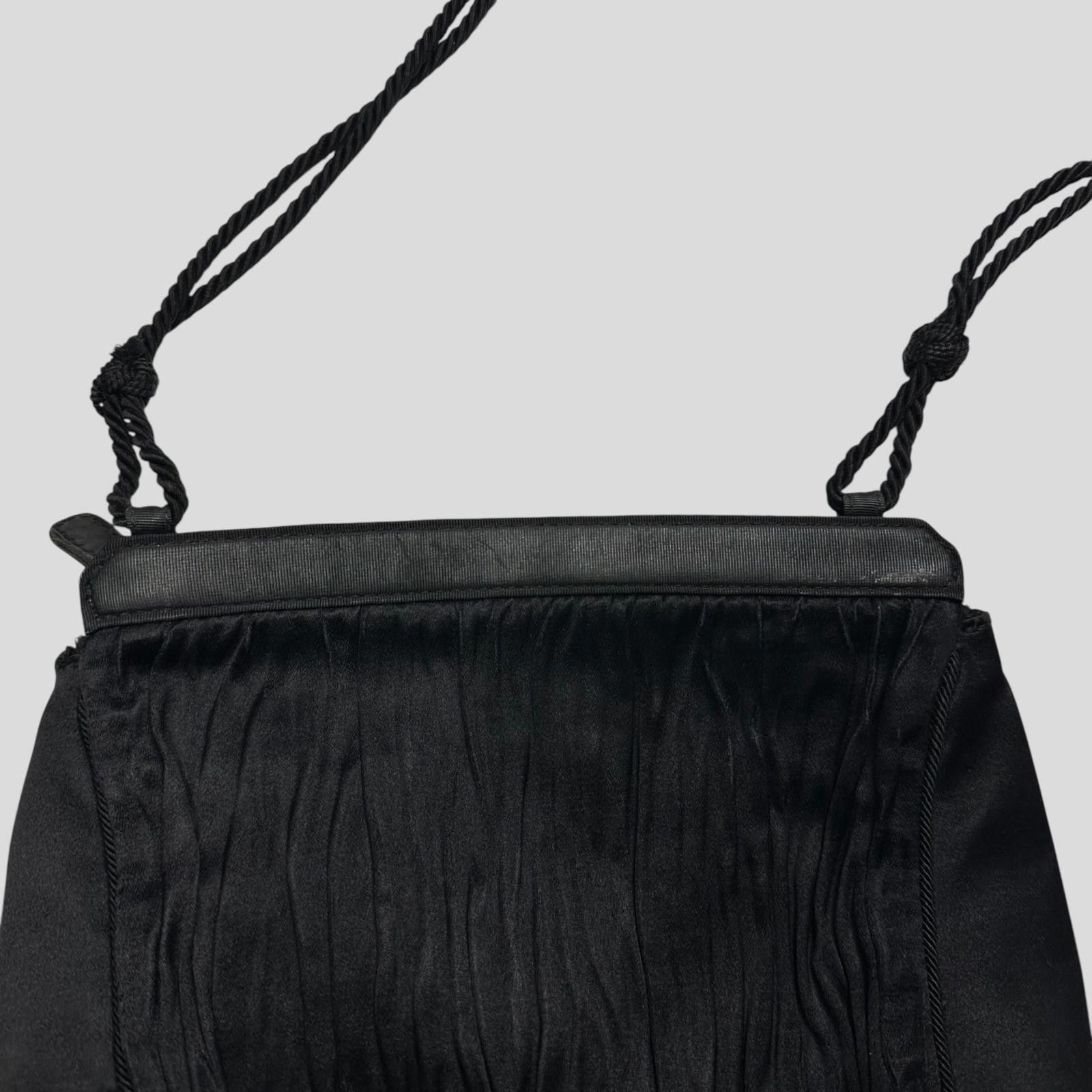 Prada Prada Milano 90’s Velvet Textured Stripe Crossbody Bag Size ONE SIZE - 4 Thumbnail