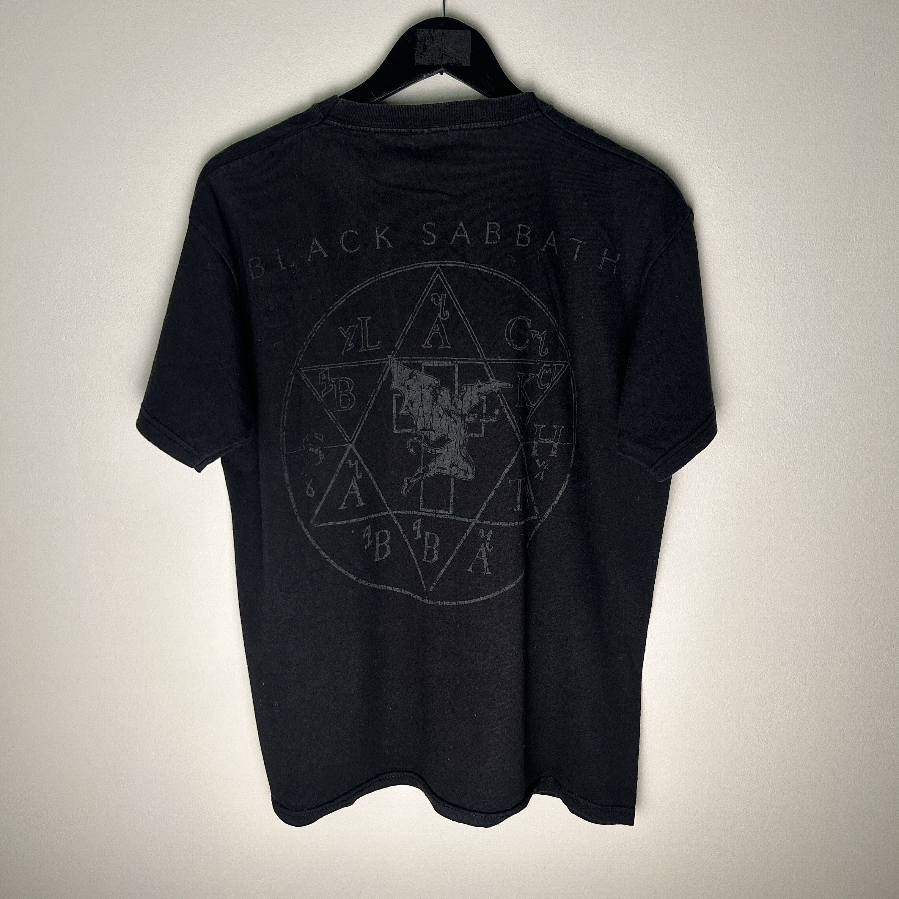 T-shirt Nera Black Sabbath Heaven And Hell – Acquista I Migliori - Foto 3
