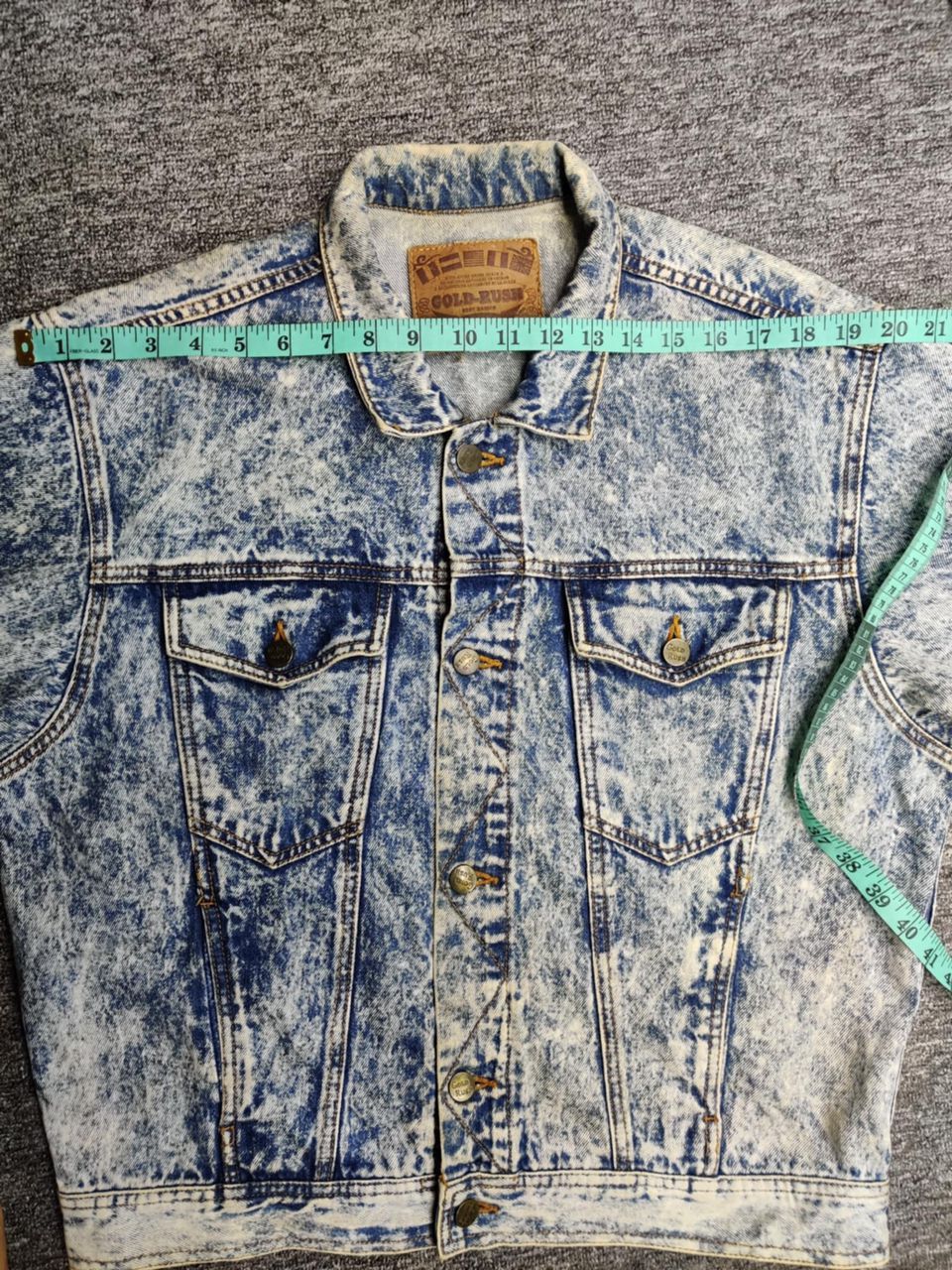 Edwin Edwin x Gold Rush Acid Wash Denim Trucker Jacket Size US M / EU 48-50 / 2 - 13 Thumbnail