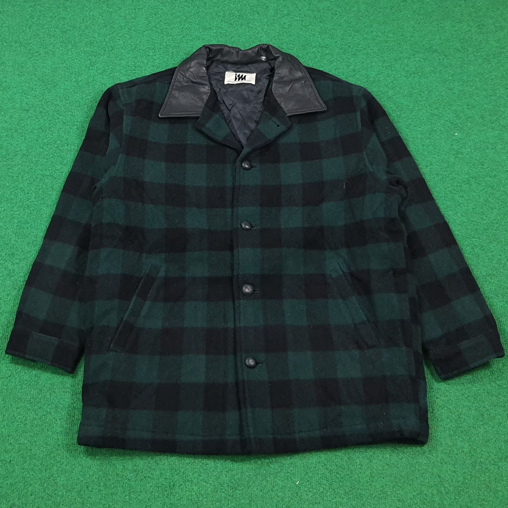 Issey Miyake Issey Miyake Design Studio Buffalo Plaid Wool Jacket Size US L / EU 52-54 / 3 - 1 Thumbnail