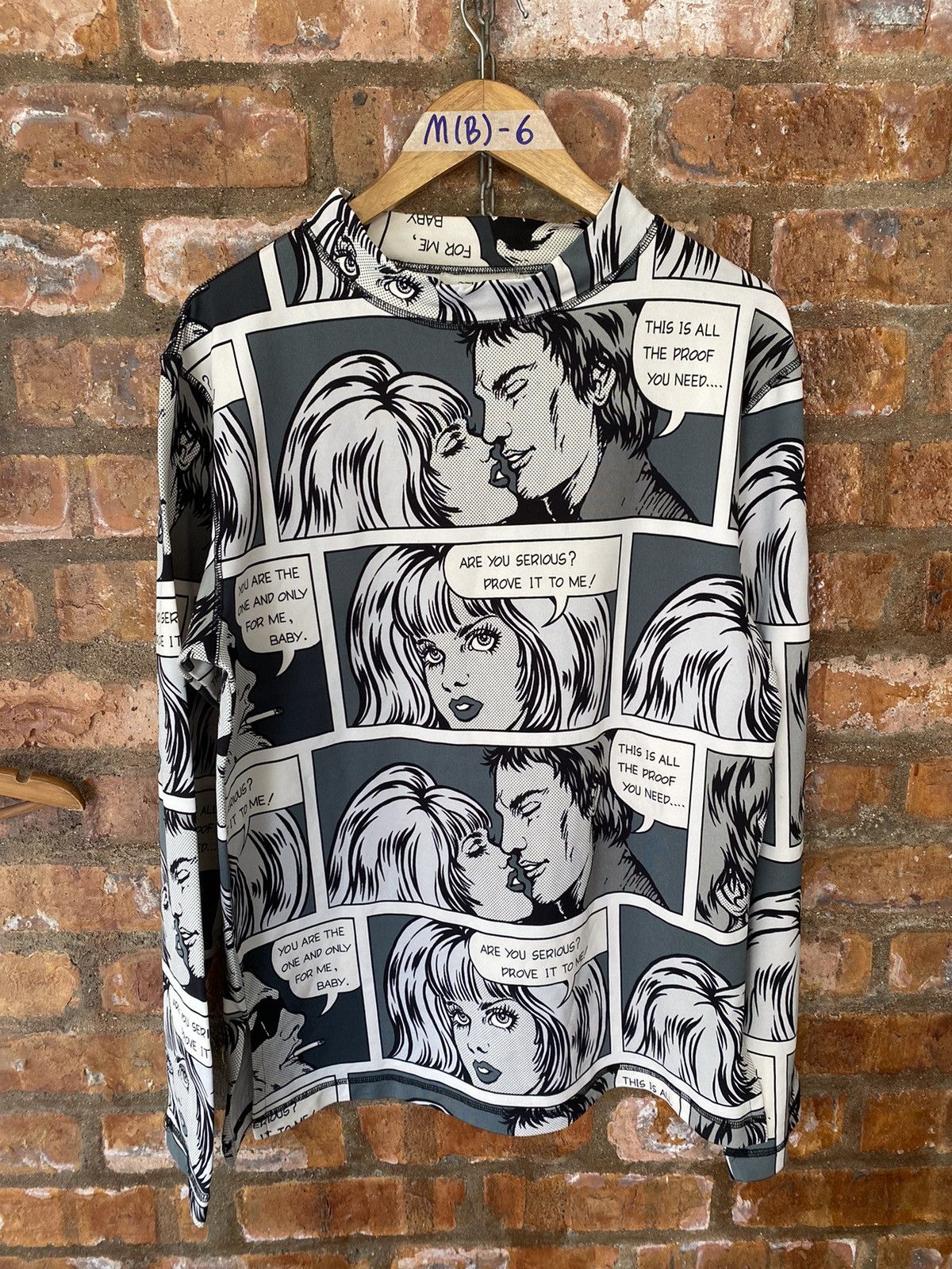 Japanese Brand 1990s Studio V Japan Sex love Magazine shirt Size US L / EU 52-54 / 3 - 2 Thumbnail