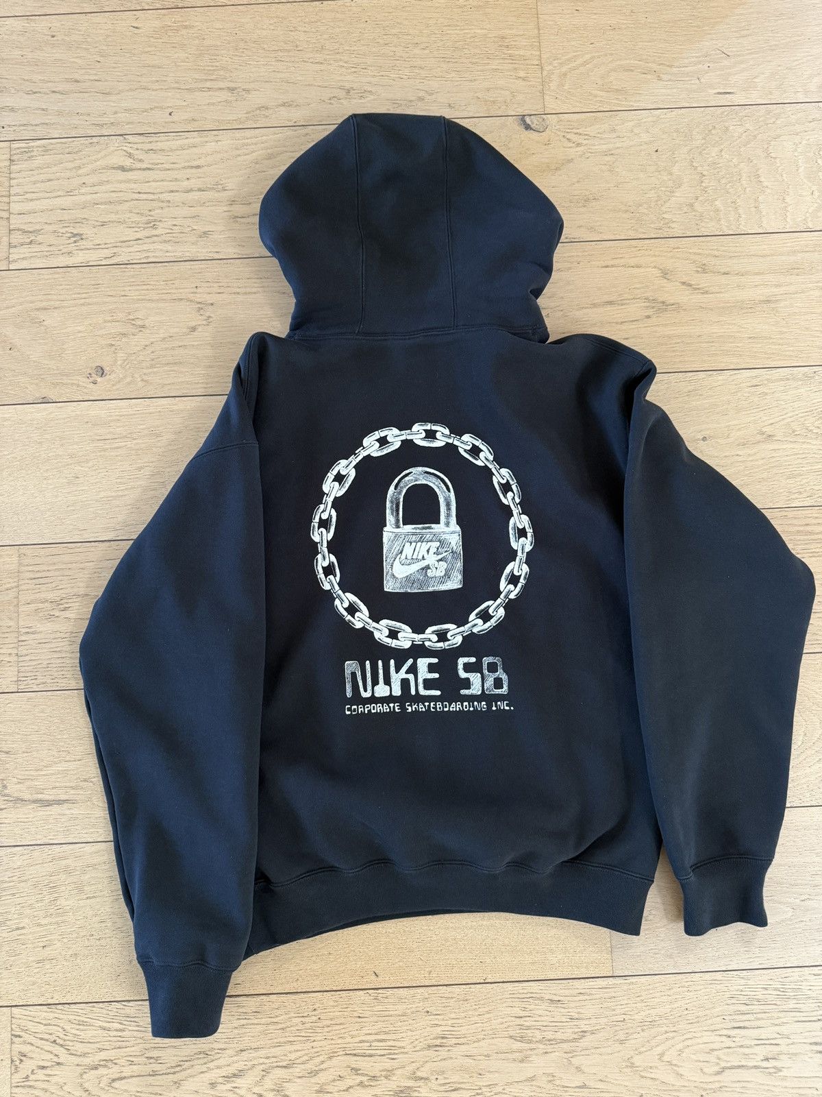 Nike Nike SB On Lock Black Hoodie Size US S / EU 44-46 / 1 - 1 Thumbnail