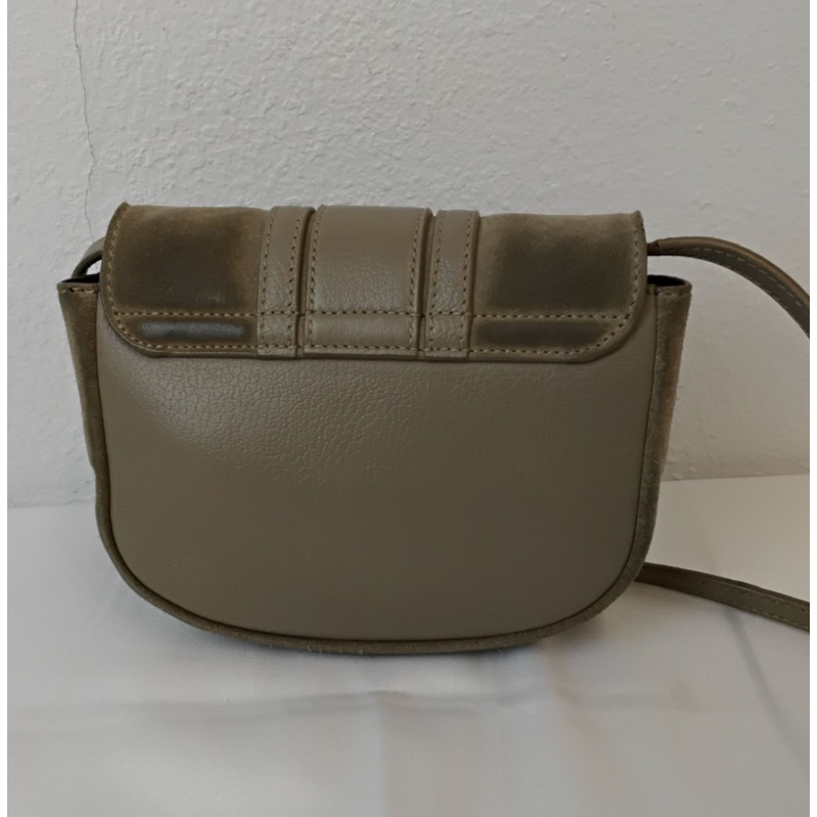 See by Chloe See by Chloe Mini Hana Crossbody Brown Taupe Leather Suede Size ONE SIZE - 6 Thumbnail