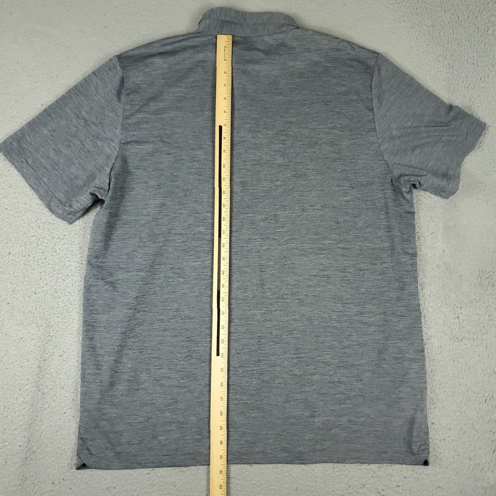 TravisMathew Travis Mathew Polo Shirt Size 2XL Mens Gray Polyester Golf Short Sleeve Size US XXL / EU 58 / 5 - 3 Thumbnail