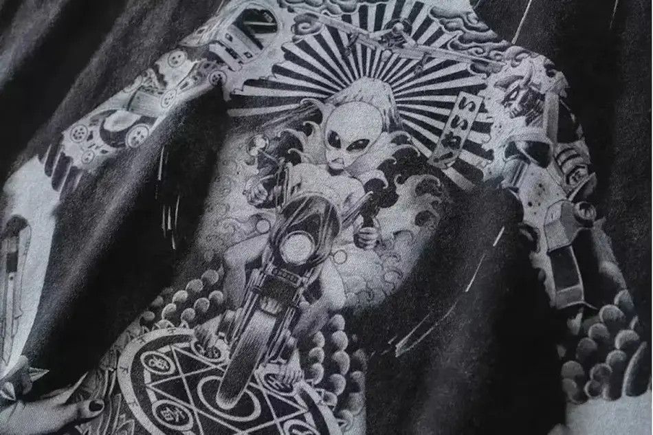 Japanese Brand Yakuza Printed Vintage T Shirt Size US XL / EU 56 / 4 - 3 Thumbnail