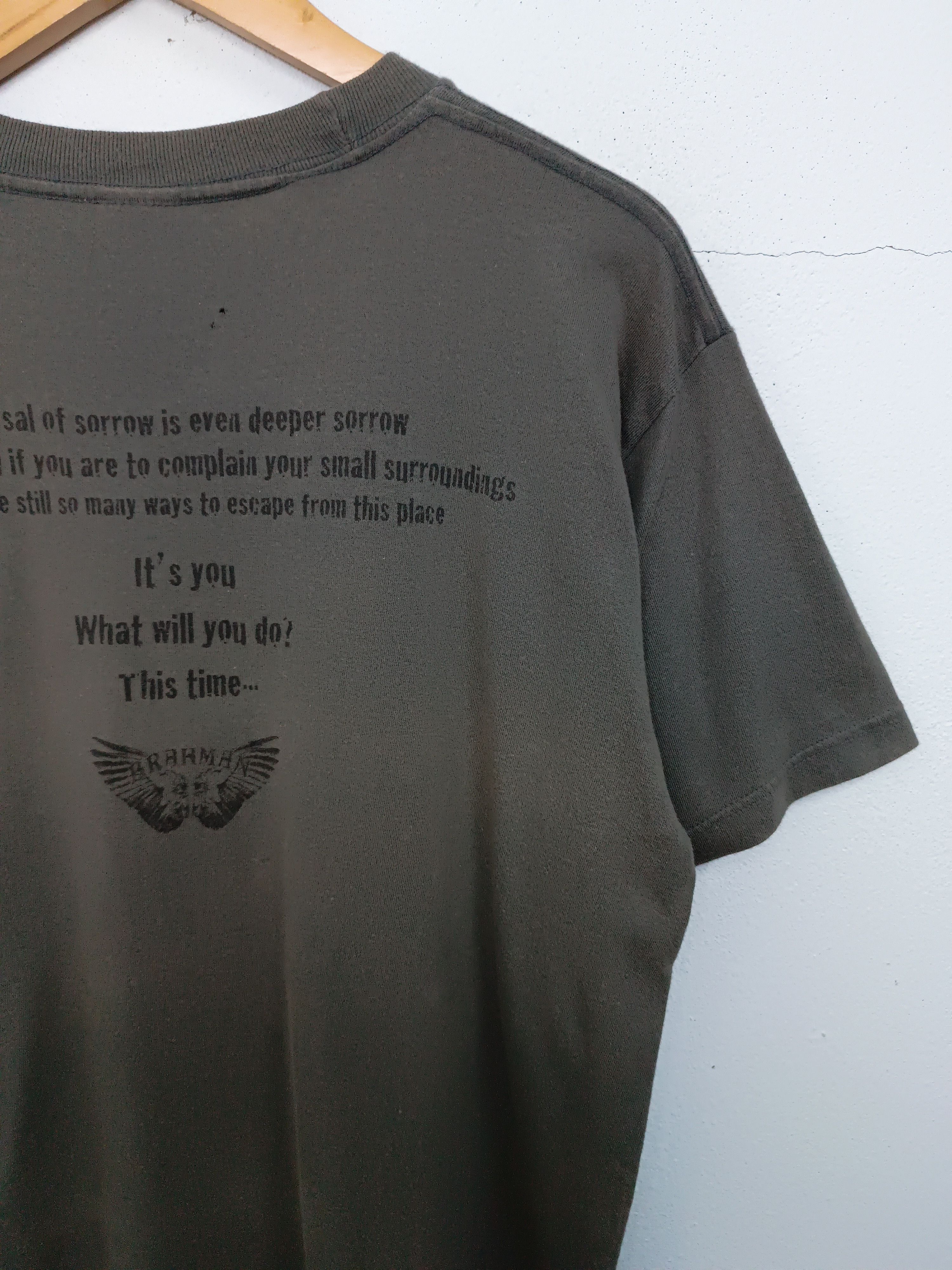 Band Tees VINTAGE Y2K BRAHMAN PUNK JAPAN TEE low iq oau kemuri Size US L / EU 52-54 / 3 - 13 Thumbnail