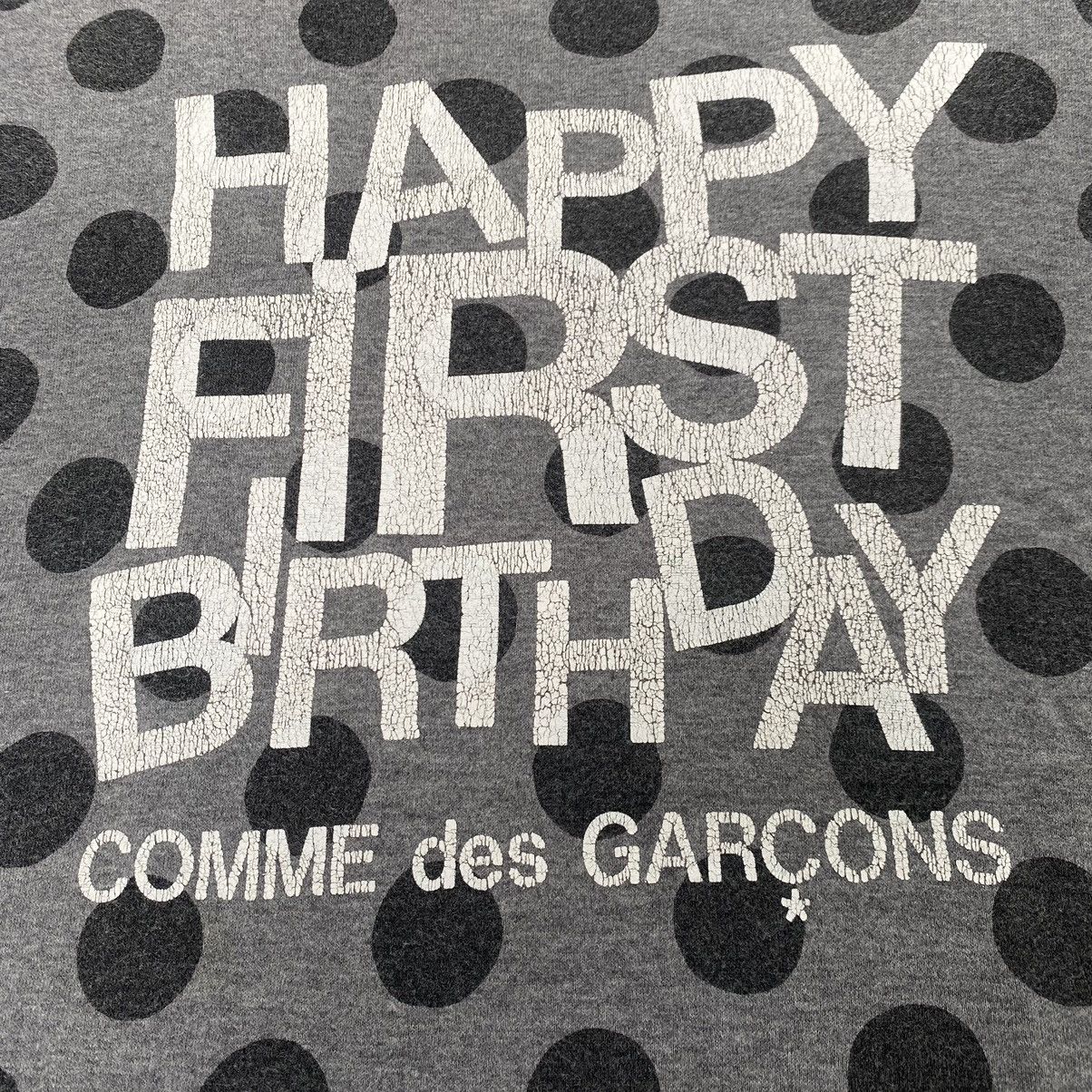 Comme des Garcons Vintage Comme Des Garcons Happy First Birthday Tee Size US M / EU 48-50 / 2 - 2 Thumbnail