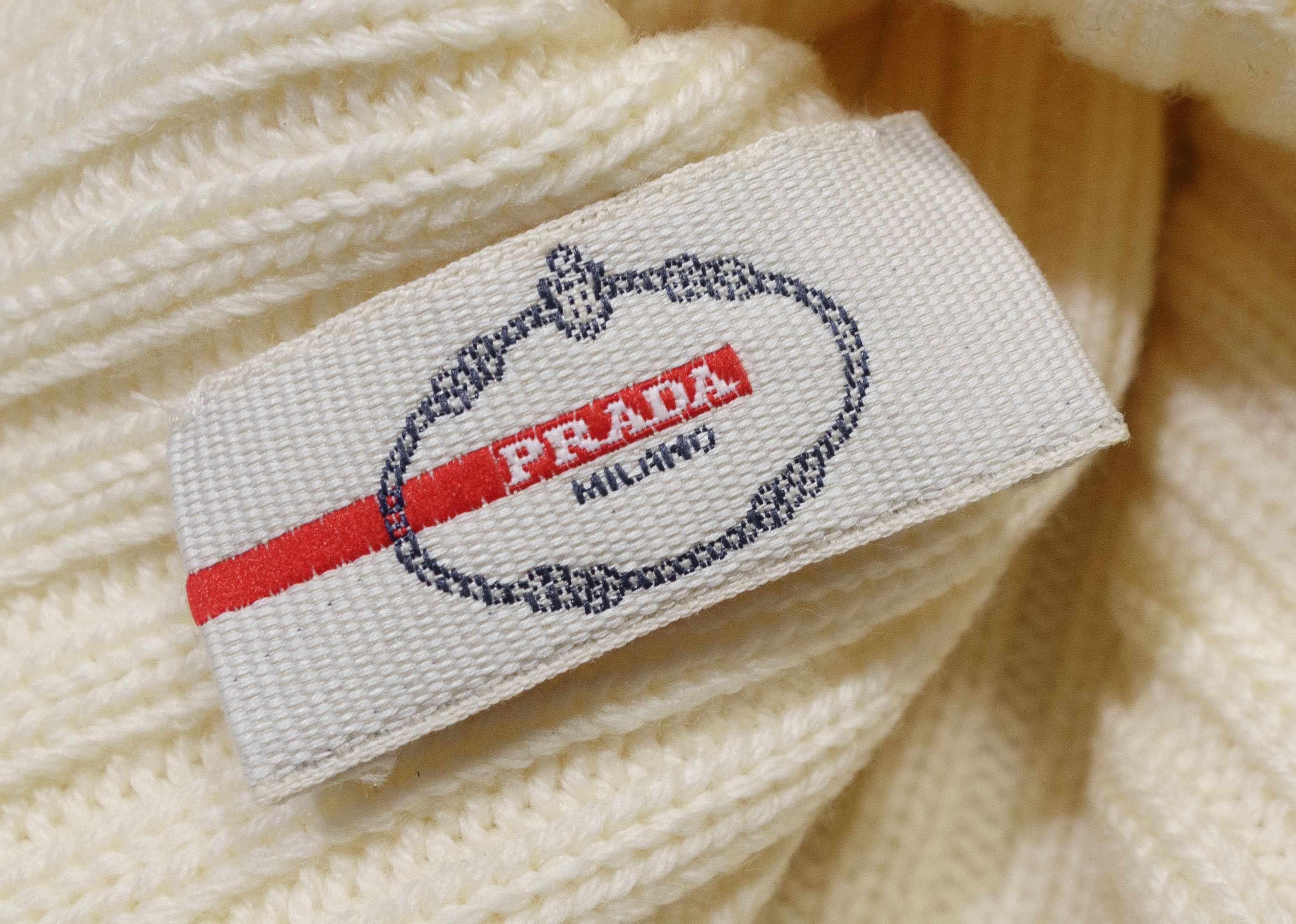 Prada Wool Knit Set Scarf And Hat Size ONE SIZE - 10 Thumbnail