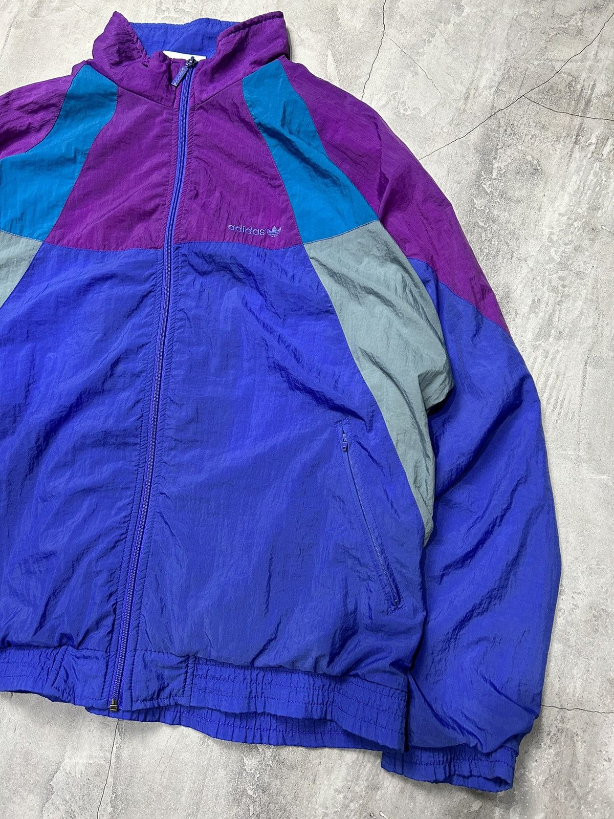 Adidas Vintage Adidas Tracksuit Track Jacket Track Pants Nylon Size US 38 / EU 54 - 5 Thumbnail