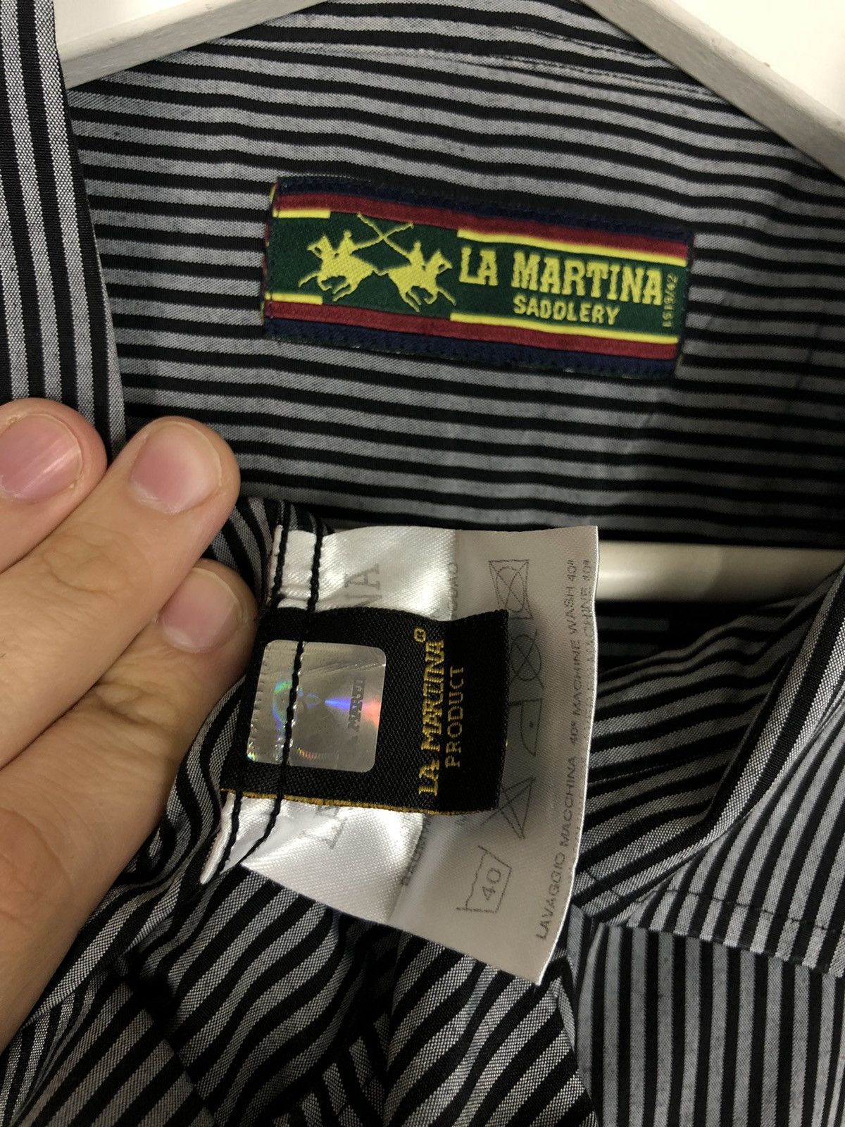 La Martina La Martina Saddlery Shirt Striped size XL Size US XL / EU 56 / 4 - 9 Thumbnail