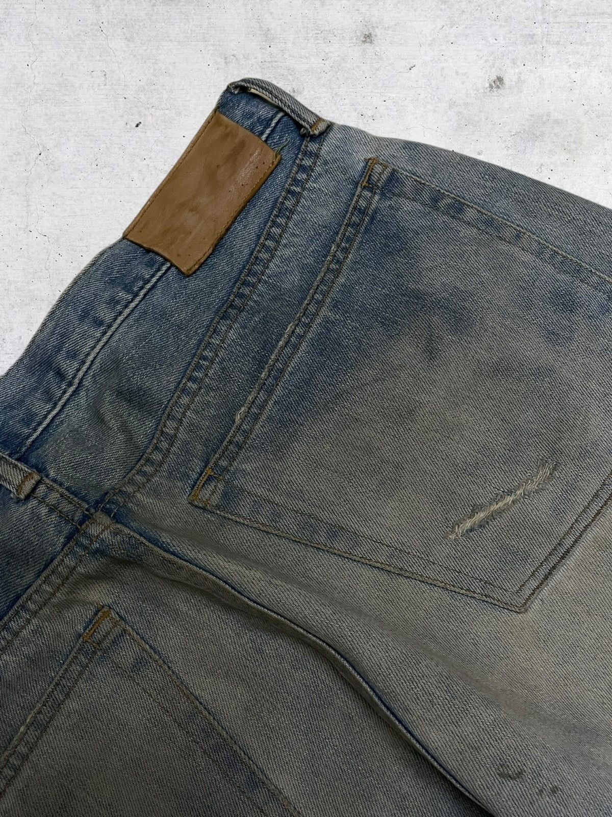 Swagger VINTAGE SWAGGER OG 90S JAPAN DESIGNER MUDWASH BAGGY DENIM Size US 35 - 16 Thumbnail
