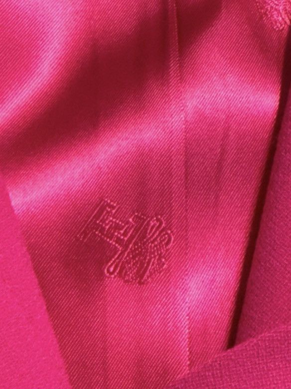 Escada Escada by Margaretha Ley Pink Wool & Silk Coat Germany EU 38 Size S / US 4 / IT 40 - 11 Thumbnail
