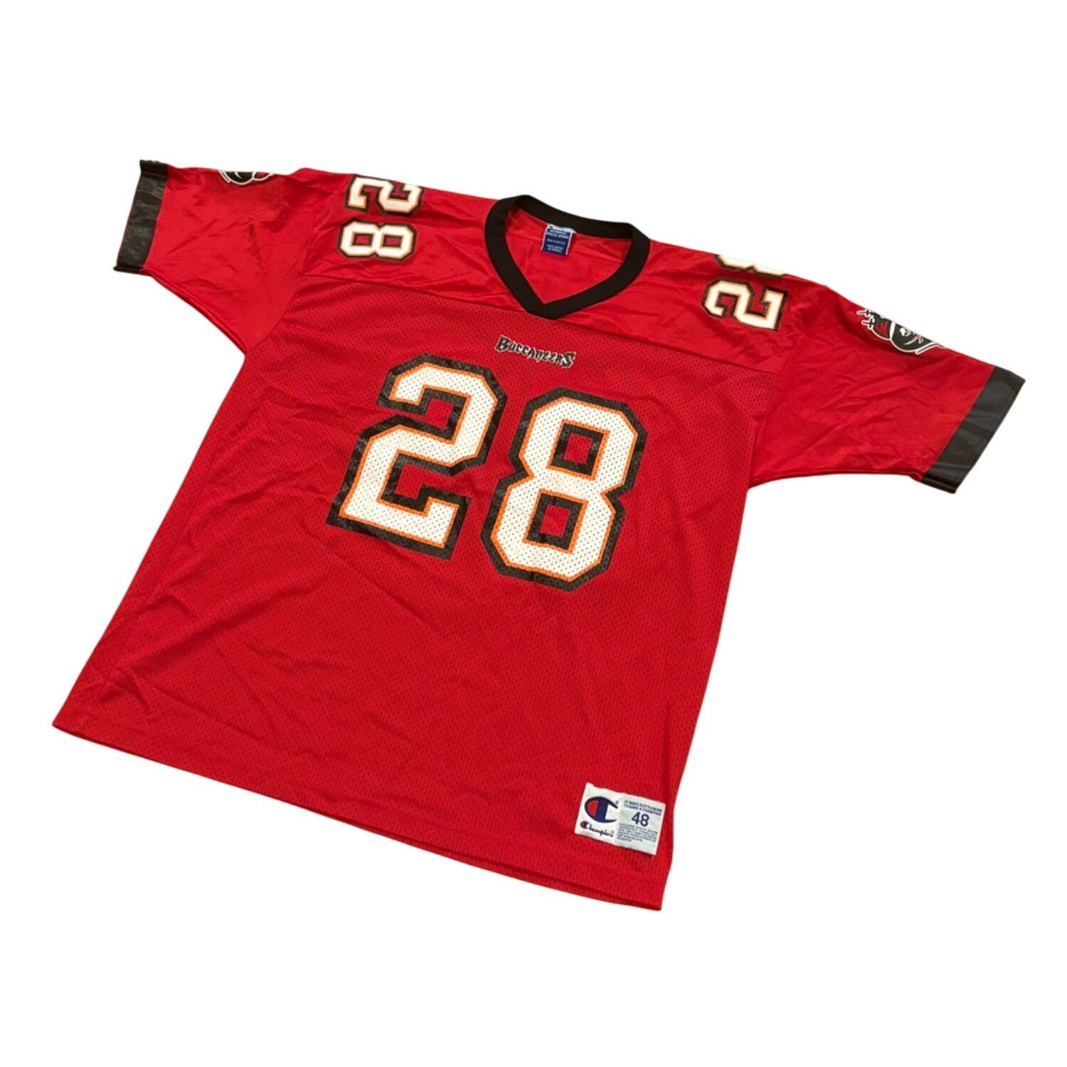 Champion Vintage 90's Champion Tampa Bay Buccaneers Warrick Dunn #28 Size US XL / EU 56 / 4 - 4 Thumbnail
