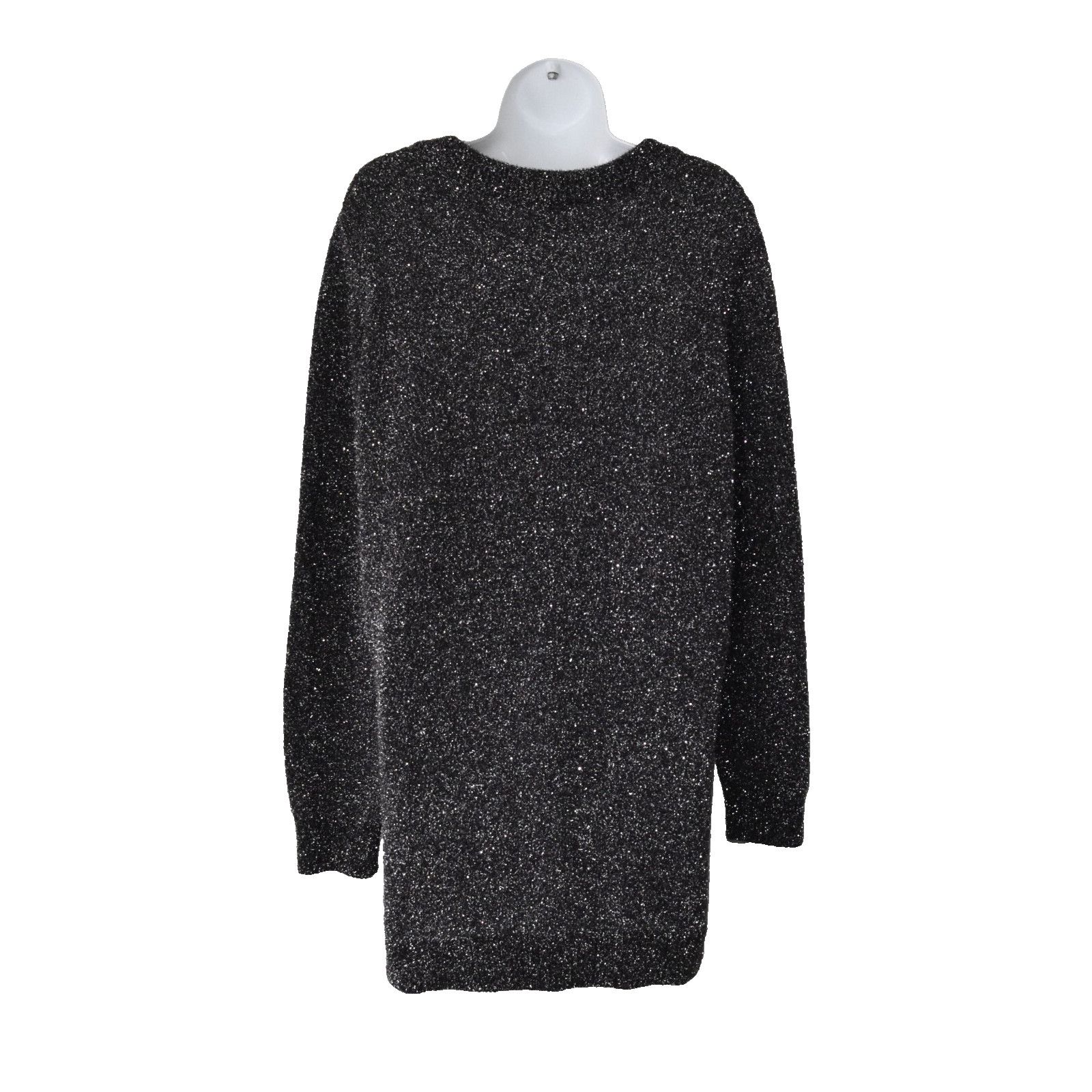 Maje MAJE Metallic Sparkle Knit Crew Neck Long Sleeve Sweater 3 Size M / US 6-8 / IT 42-44 - 3 Thumbnail