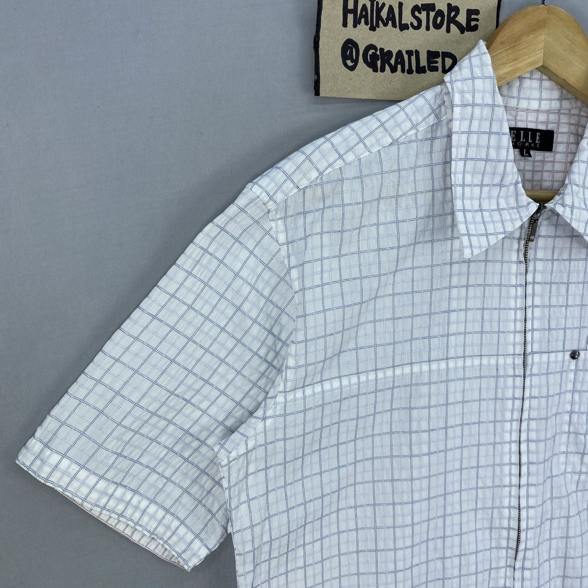 Vintage Vintage Elle Homme Zipper Shirt Size US S / EU 44-46 / 1 - 2 Thumbnail