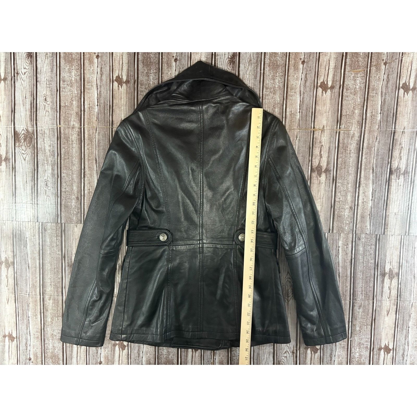 Other Tasha Polizzi collection Leather double breasted Jacket size Size M / US 6-8 / IT 42-44 - 9 Thumbnail